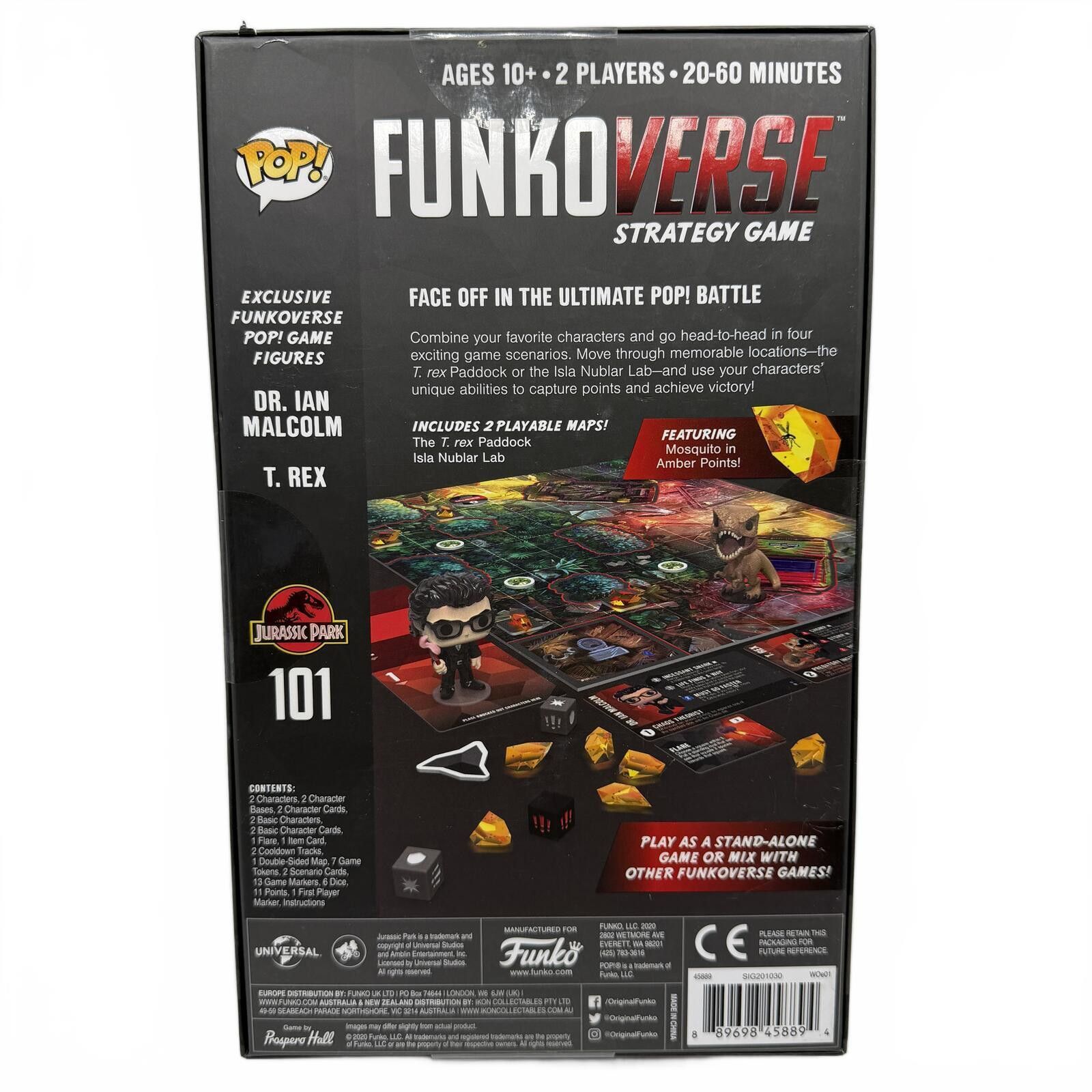 Other Funko Pop! Funkoverse Strategy Game Jurassic Park 101 2 Pack Size ONE SIZE - 2 Thumbnail