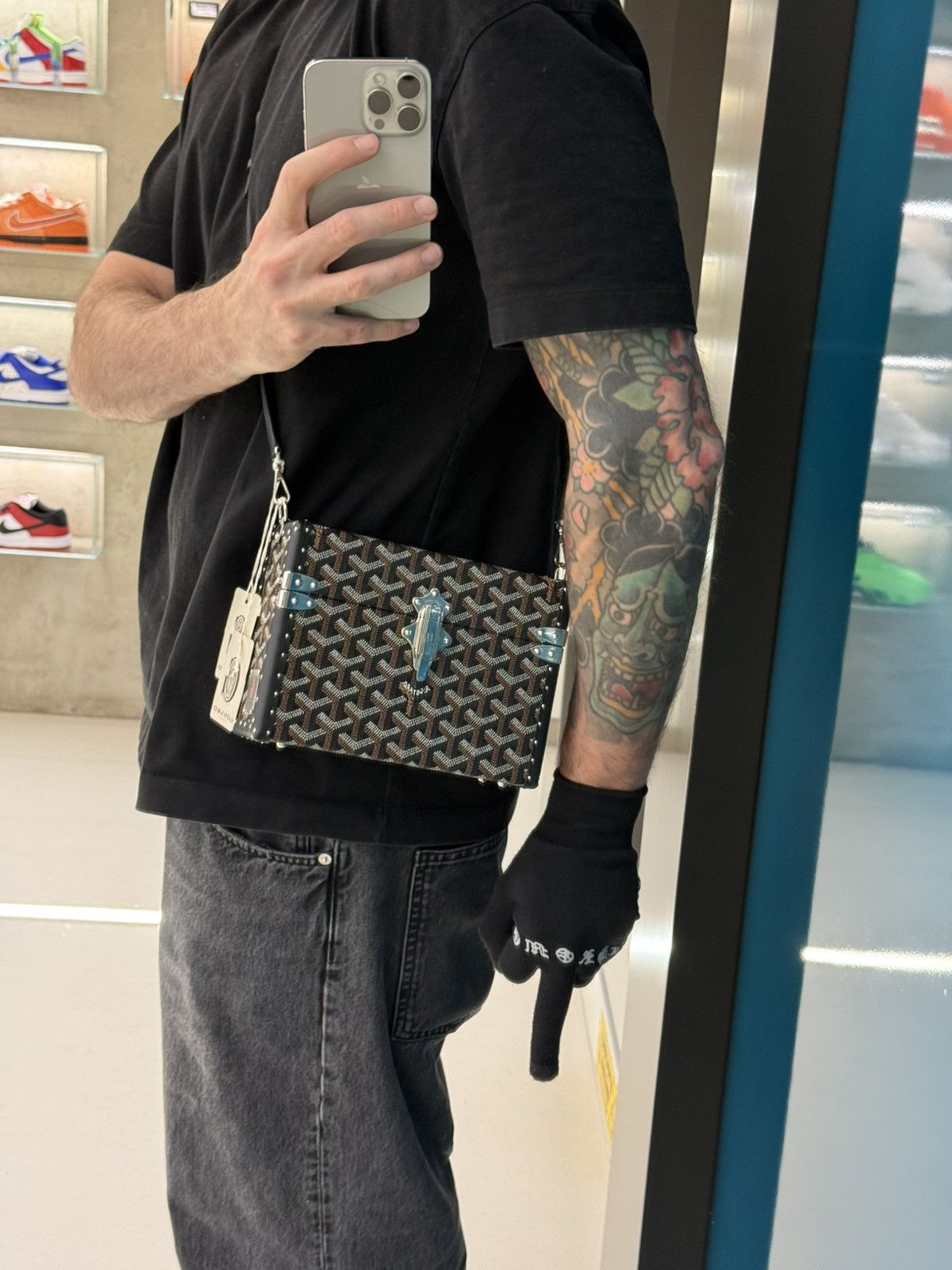 Goyard Goyard Trunk Bag Crossbody Black NEW + Shoulder strap Size ONE SIZE - 18 Thumbnail