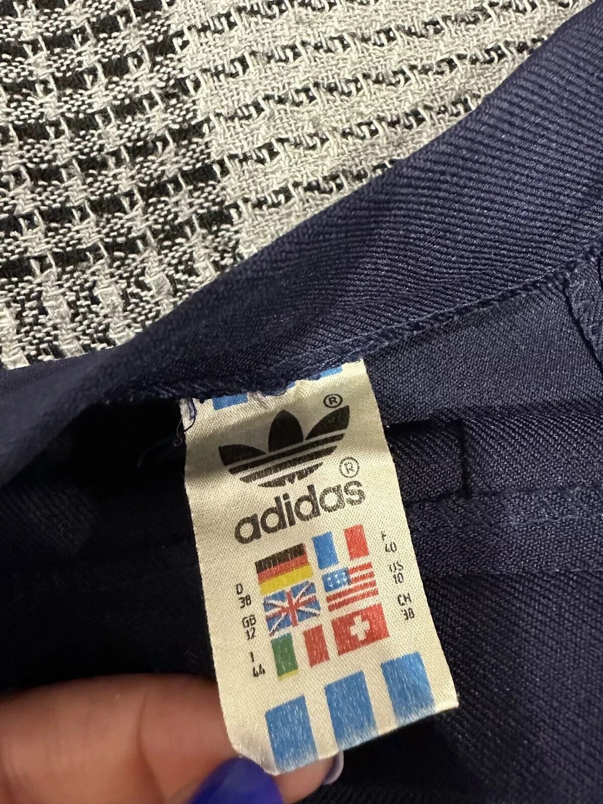 Adidas Vintage 1980s Adidas Made in West Germany Blue Skirt Size 26" / US 2 / IT 38 - 13 Thumbnail
