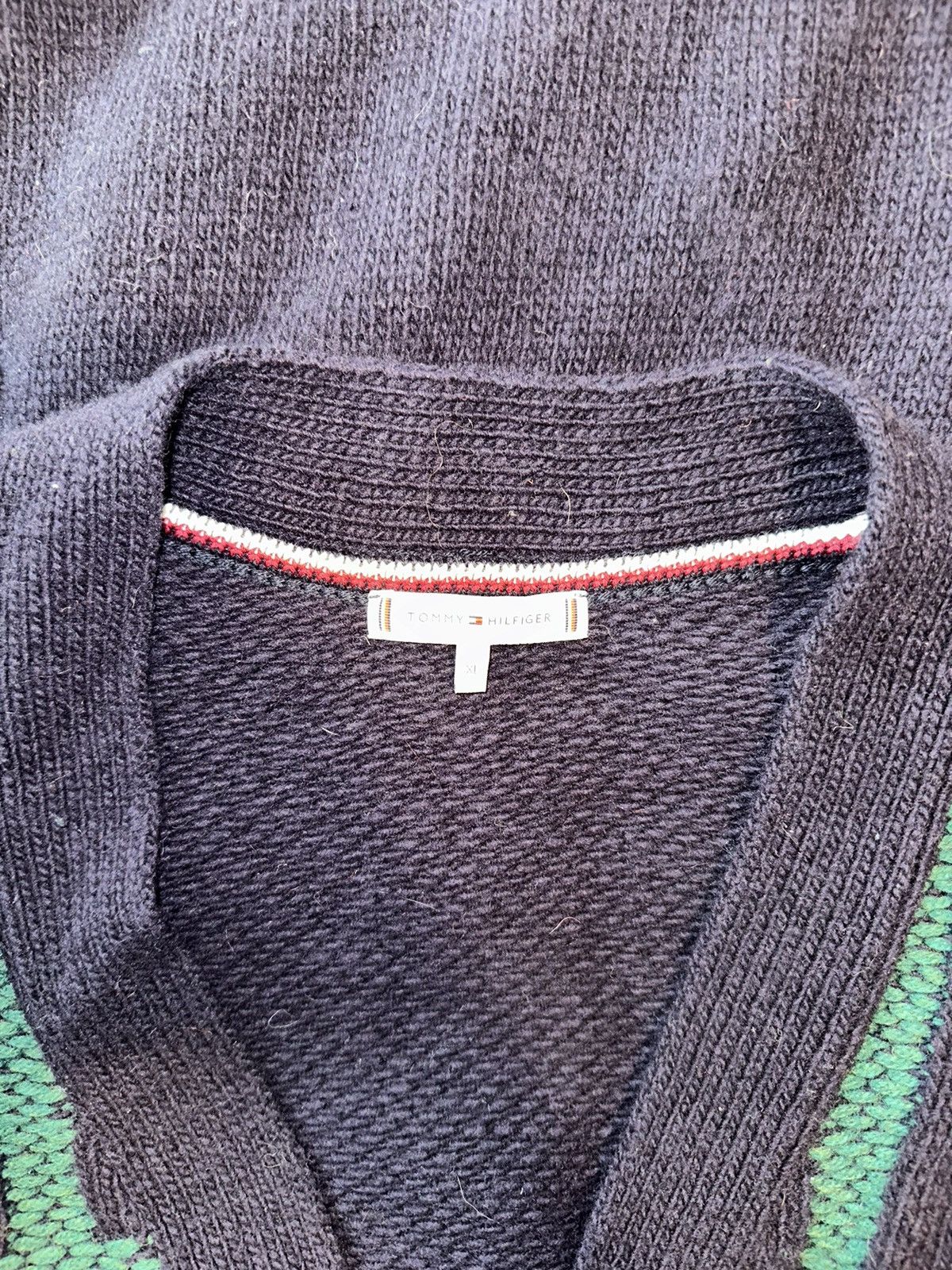 Tommy Hilfiger Tommy Hilfiger Wool Cardigan Size US XL / EU 56 / 4 - 4 Thumbnail