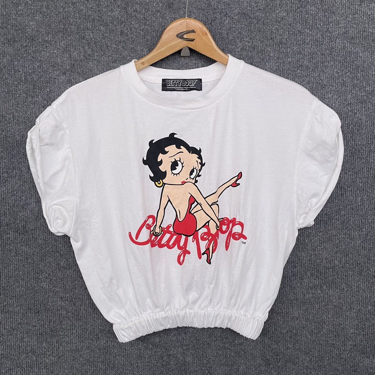 Cartoon Network × Vintage Vintage Betty Boop Sexy Cartoon Cropped Boxy T Shirt Size S / US 4 / IT 40 - 1 Thumbnail