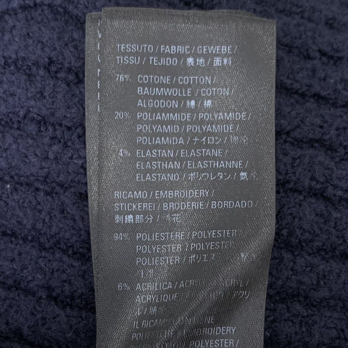 Balenciaga Balenciaga Navy Logo Long Sleeve Knit Sweater K26WX Size XS / US 0-2 / IT 36-38 - 7 Thumbnail