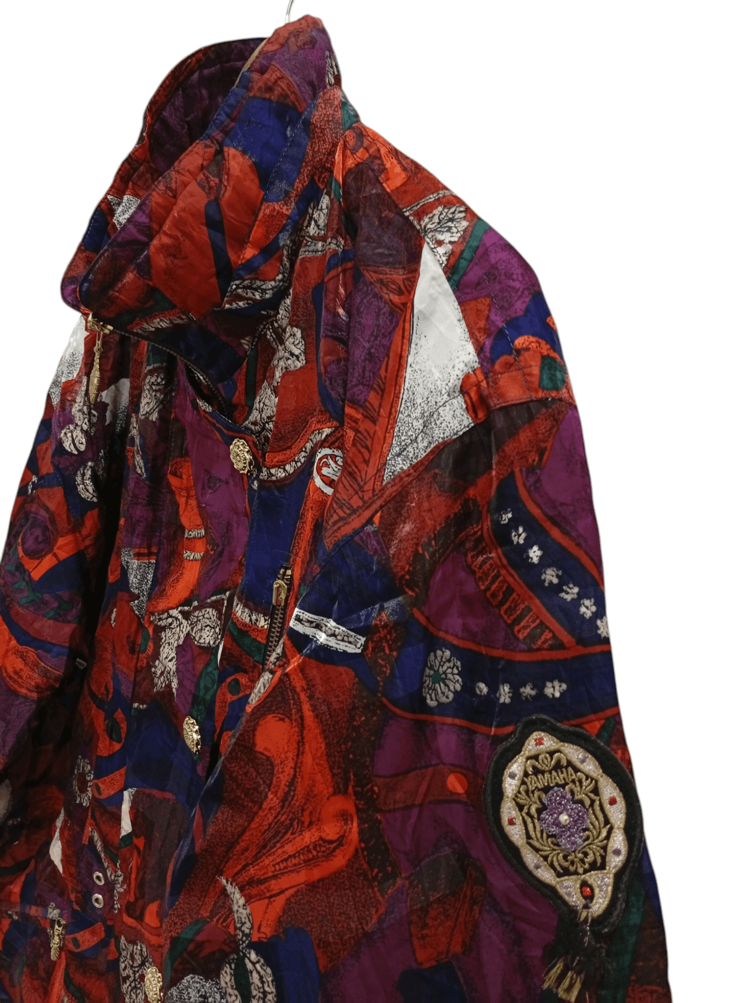 Vintage × Yamaha 🔥🔥Vintage Yamaha Ladies Full Print Jacket Size XL / US 12-14 / IT 48-50 - 9 Thumbnail