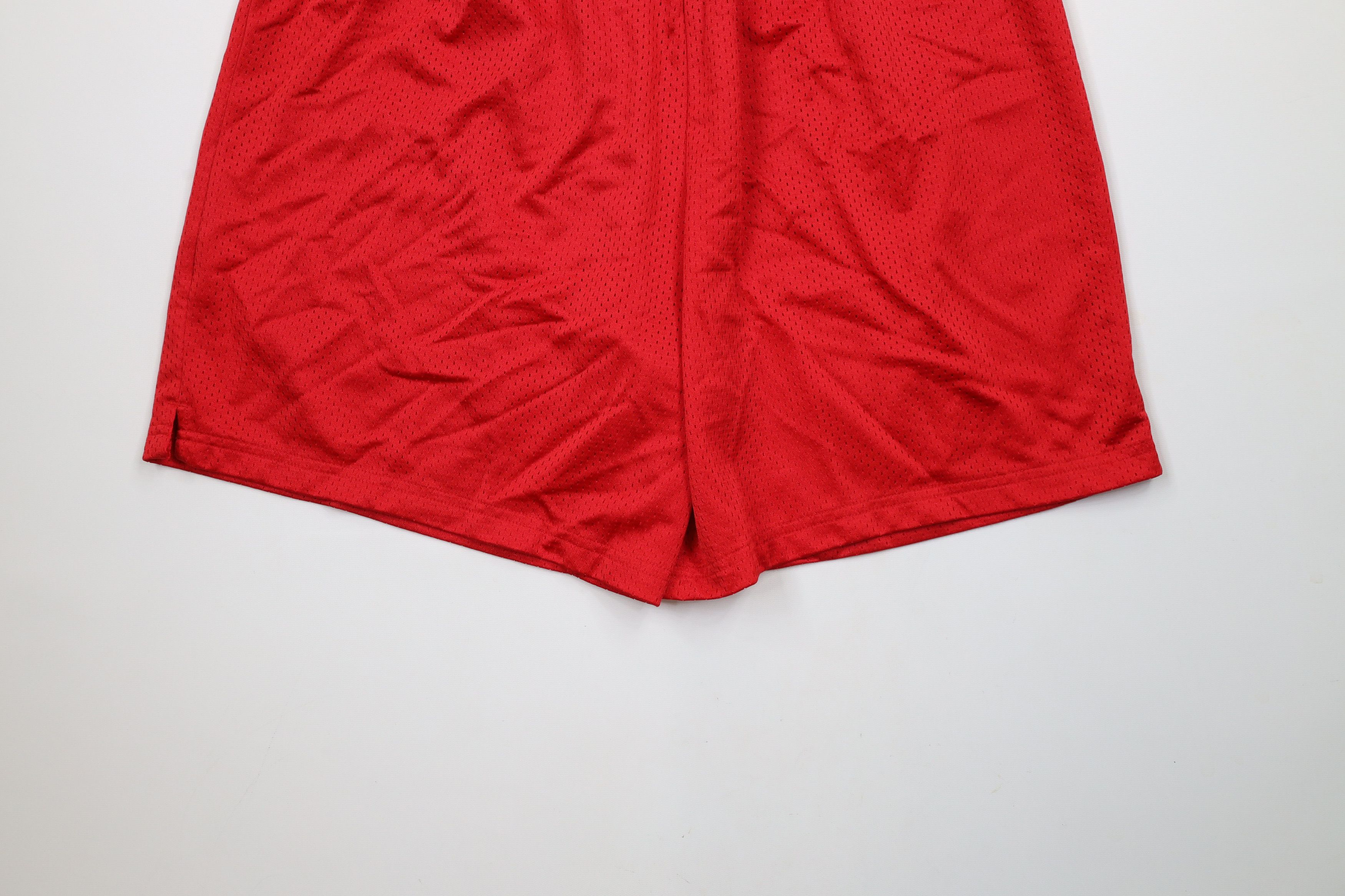 Champion Vintage 90s Champion Miami Ohio Above Knee Mesh Shorts Red Size US 36 / EU 52 - 12 Thumbnail