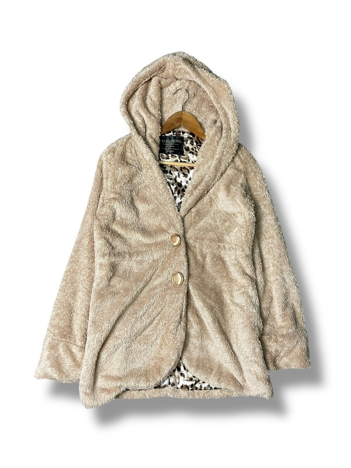 Japanese Brand × Vintage Cecil Mc Bee Fur Hoodies with Animal Lining (69) Size M / US 6-8 / IT 42-44 - 1 Thumbnail
