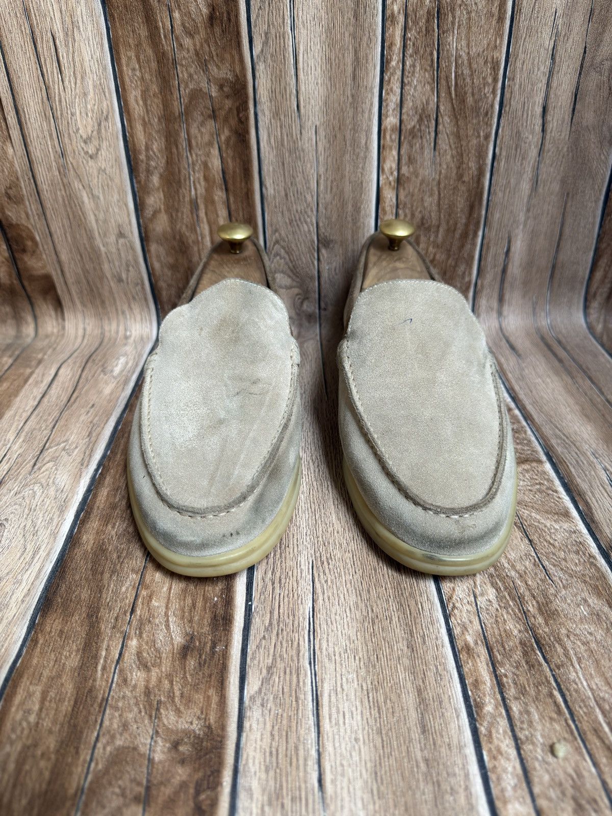 Loro Piana Summer walk suede loafers Size US 7 / EU 40 - 4 Thumbnail