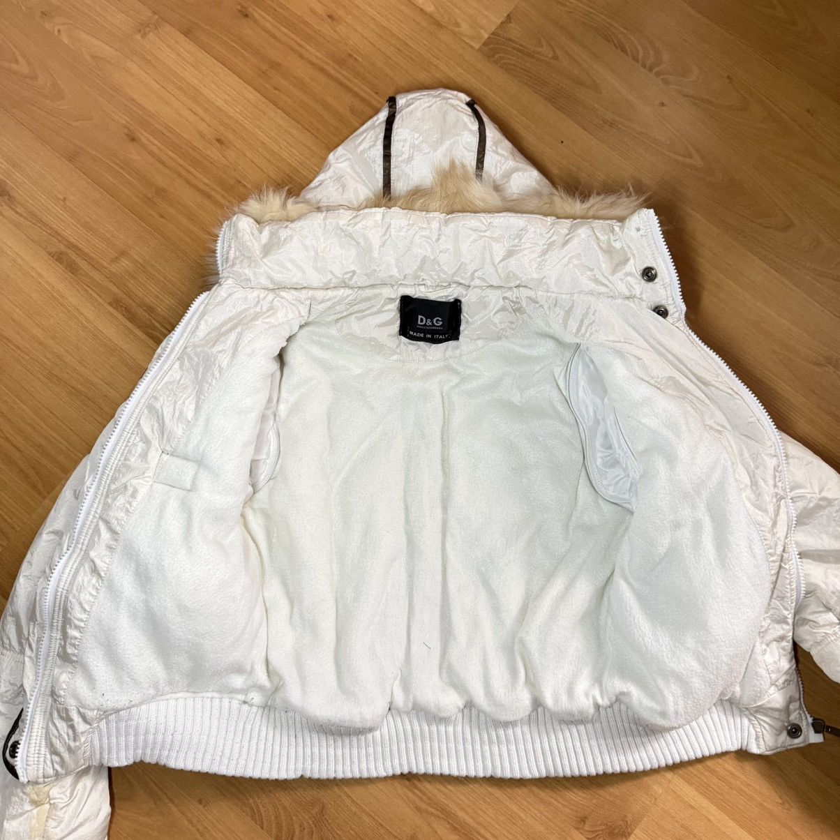 If Six Was Nine Fur Dolce & Gabbana Japanese Style Vest Bomber Jacket 90s Size M / US 6-8 / IT 42-44 - 7 Thumbnail