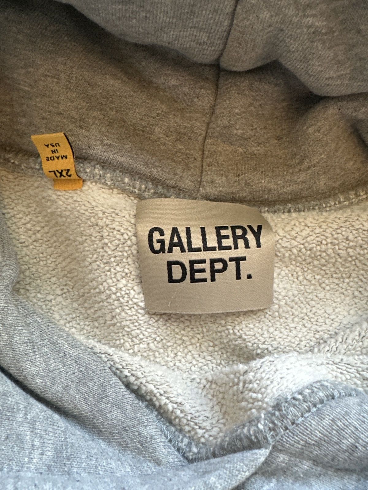Gallery Dept. Gallery Dept Painted Hoodie Grey Size US XXL / EU 58 / 5 - 6 Thumbnail