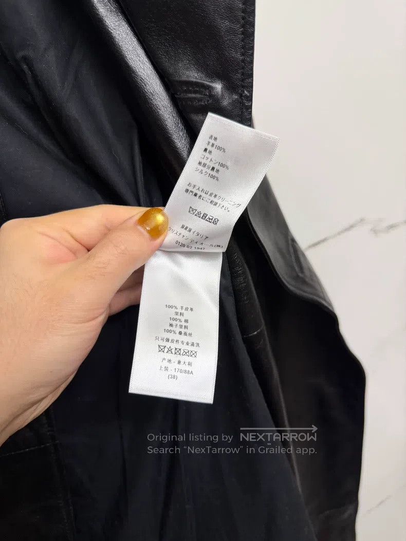 Dior Dior Black small bee sheepskin trench coat Size XS / US 0-2 / IT 36-38 - 7 Thumbnail