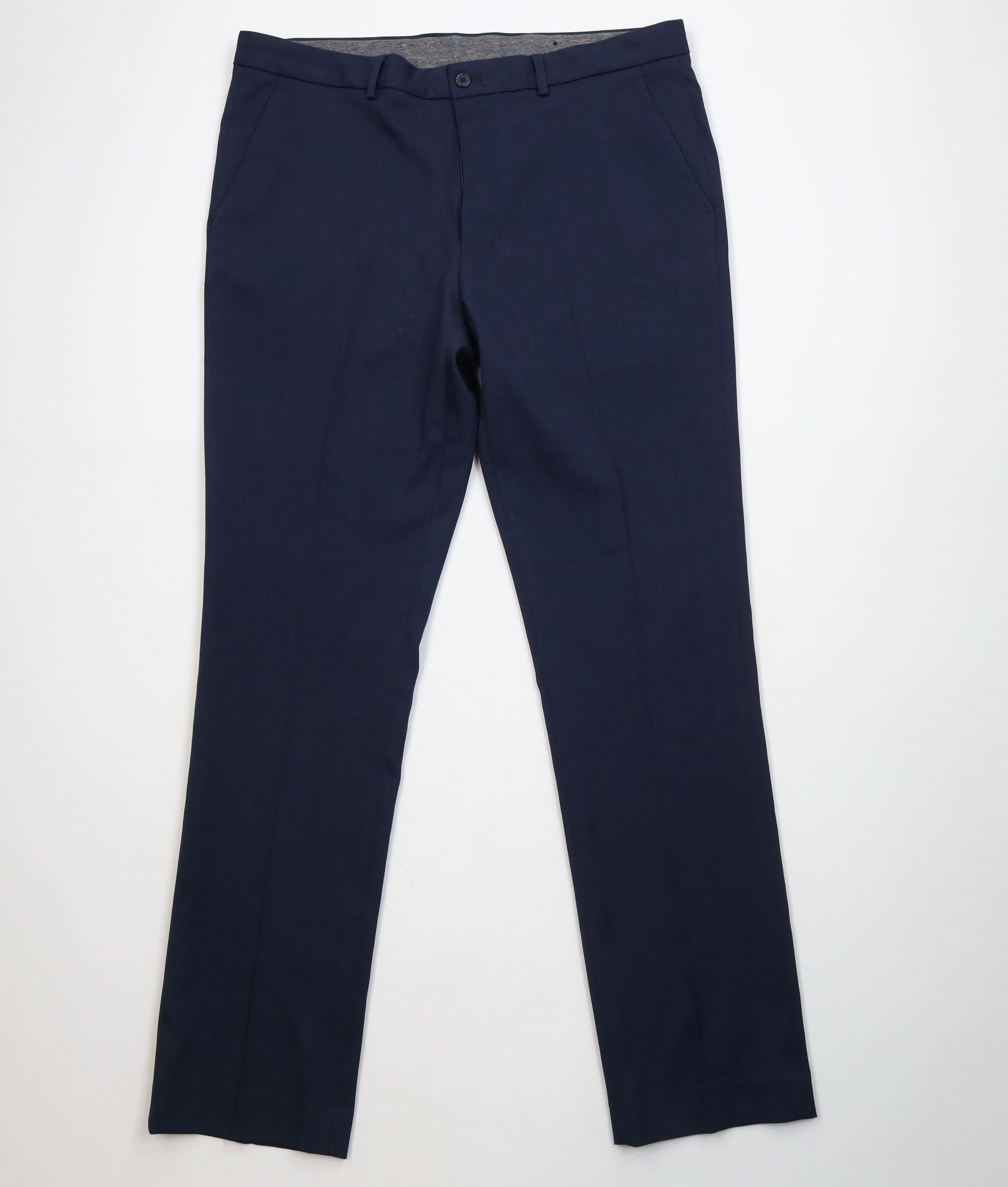 DKNY DKNY Straight Leg Knit Chino Pants Trousers Slacks Navy Blue Size US 36 / EU 52 - 1 Thumbnail