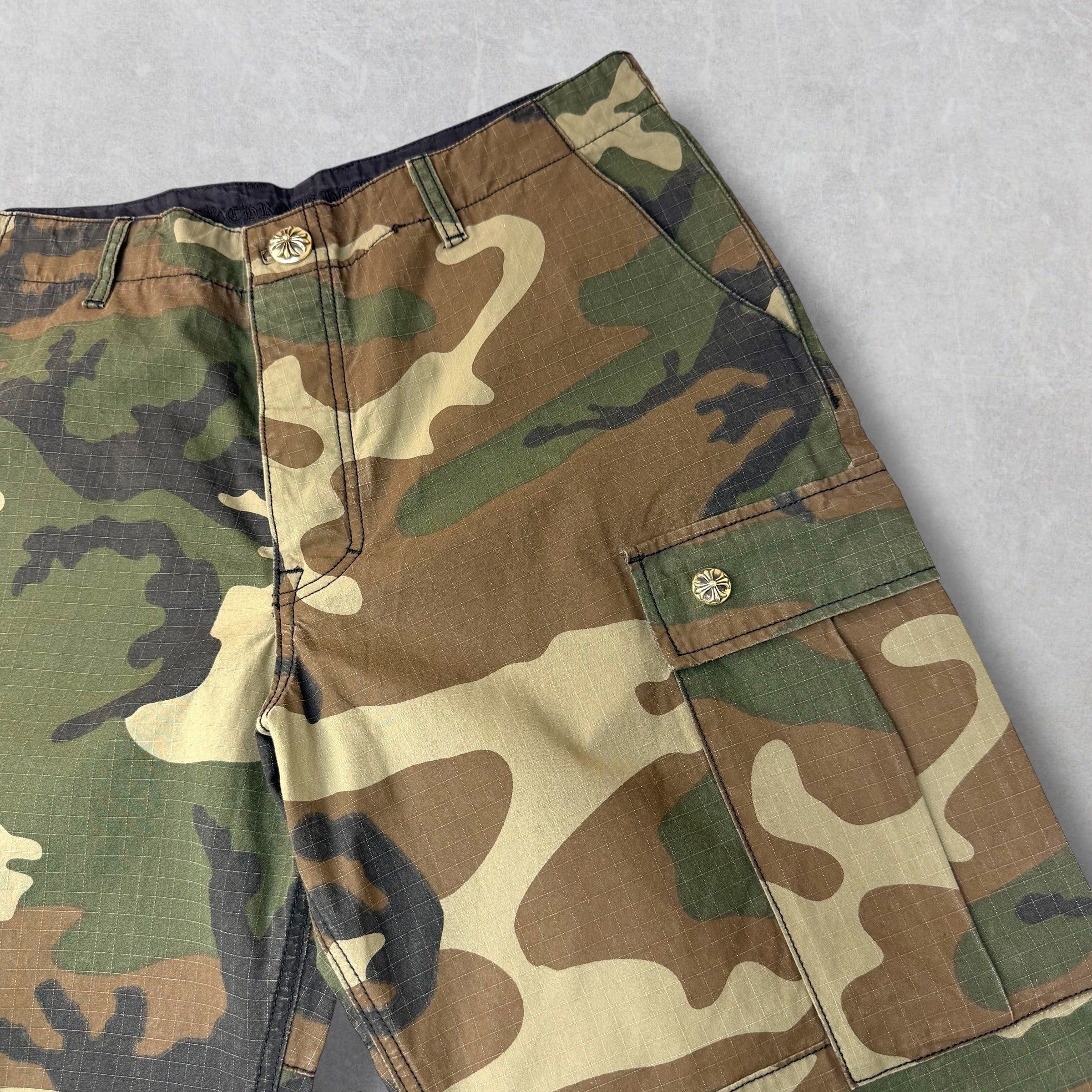 Chrome Hearts Chrome Hearts Cross Patch Camo Cargo Pants 34 Size US 34 / EU 50 - 6 Thumbnail