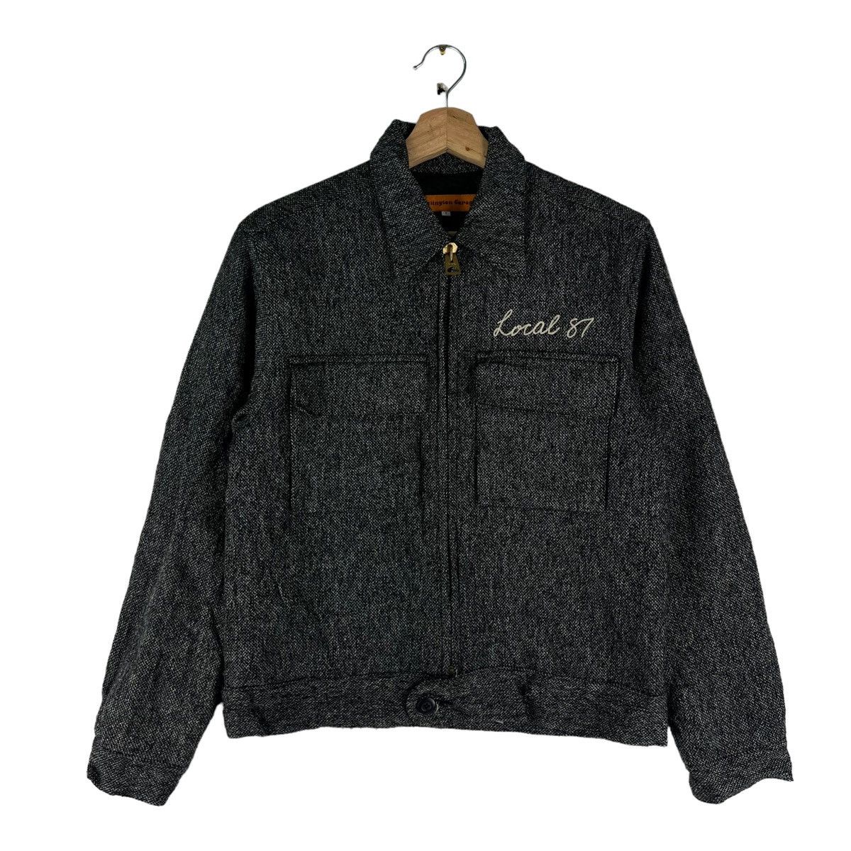 Japanese Brand × Vintage 🔥VINTAGE BIKER JACKET HUNTINGTON GARAGE JAPAN ISSEY MIYAKE Size US M / EU 48-50 / 2 - 1 Thumbnail