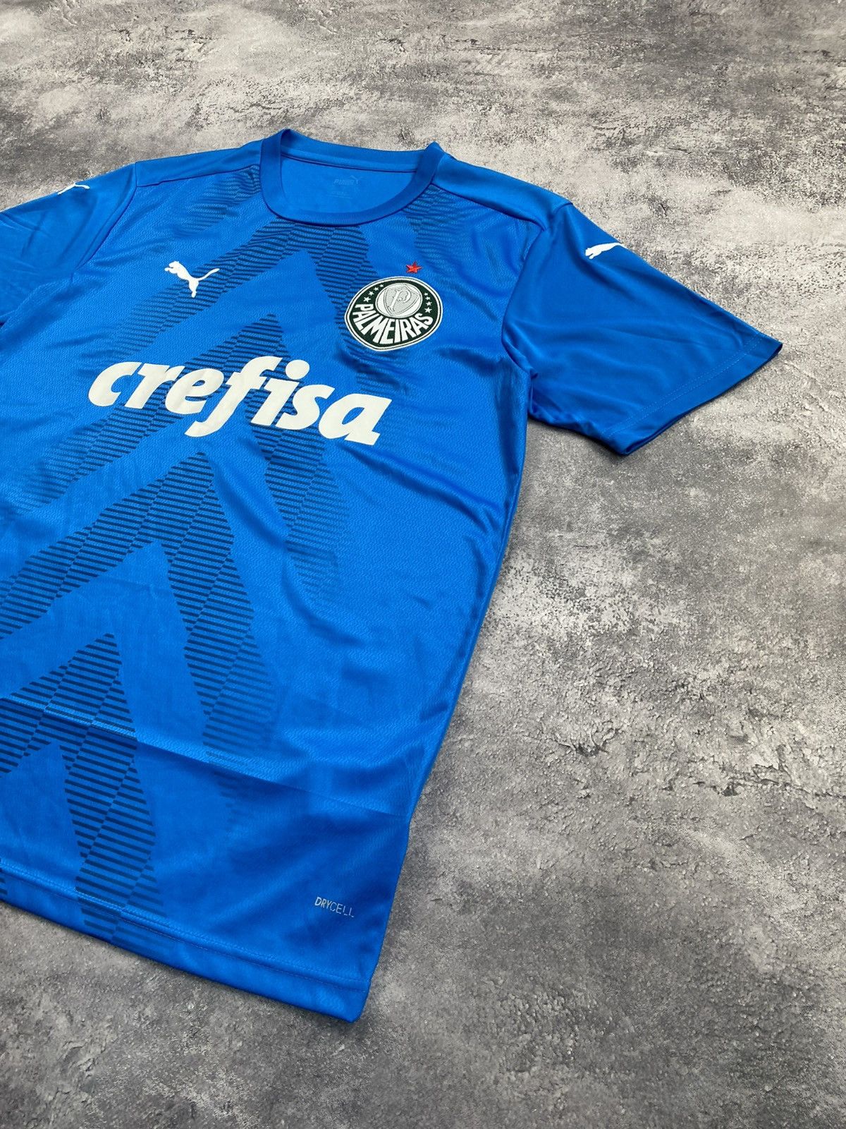 Puma Puma Palmeiras 2022/23 Brazil Blokcore Blue Soccer Jersey Size US L / EU 52-54 / 3 - 4 Thumbnail