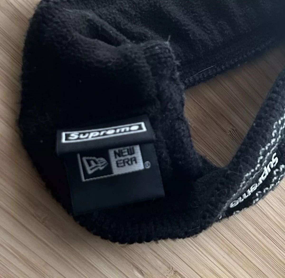 Supreme Supreme FW17 New Era Arc Logo Headband Black Size ONE SIZE - 4 Thumbnail