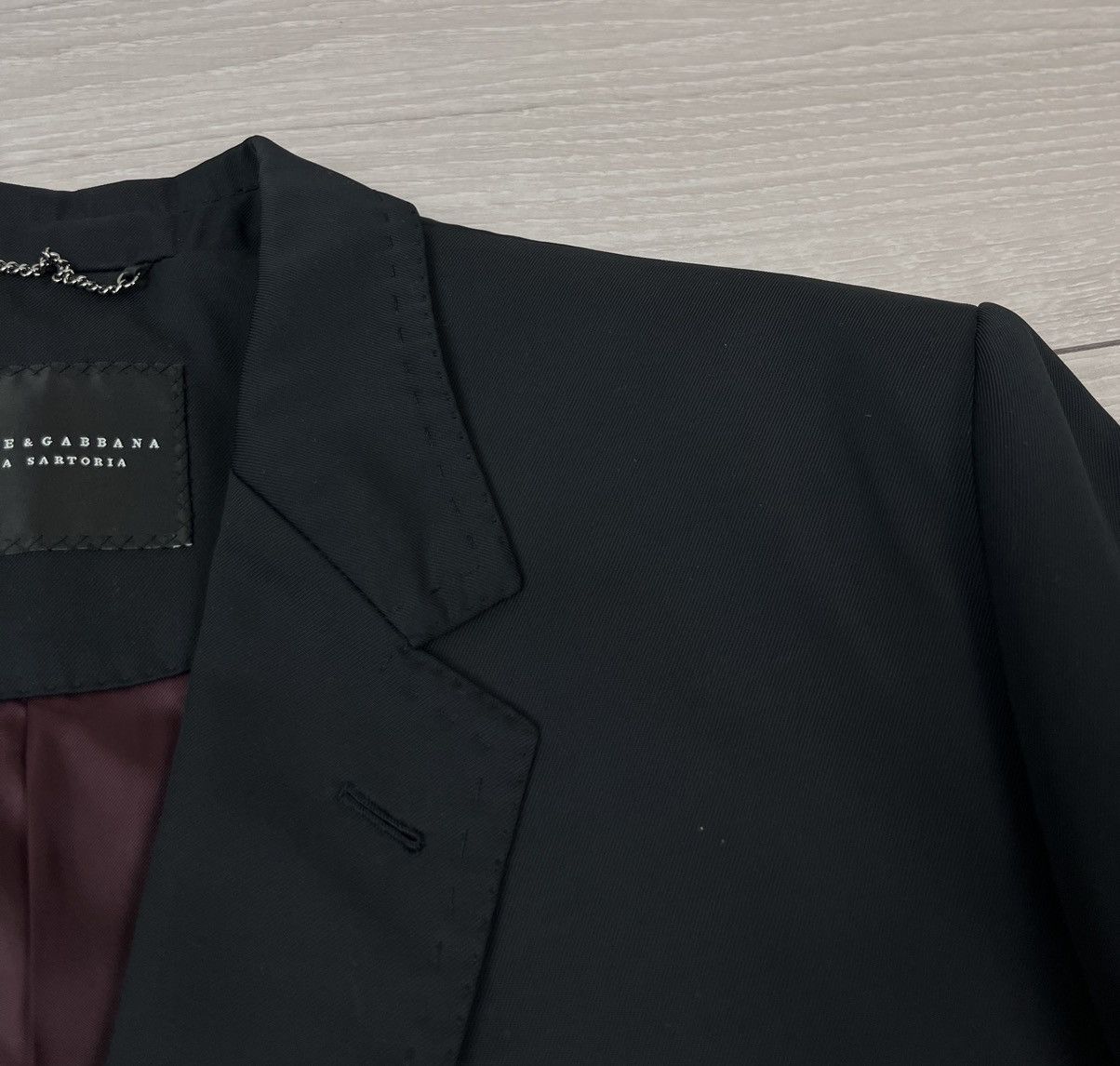 Dolce & Gabbana Dolce Gabbana Alta Sartoria Mens Classic Three Buttons Coat Size US L / EU 52-54 / 3 - 12 Thumbnail