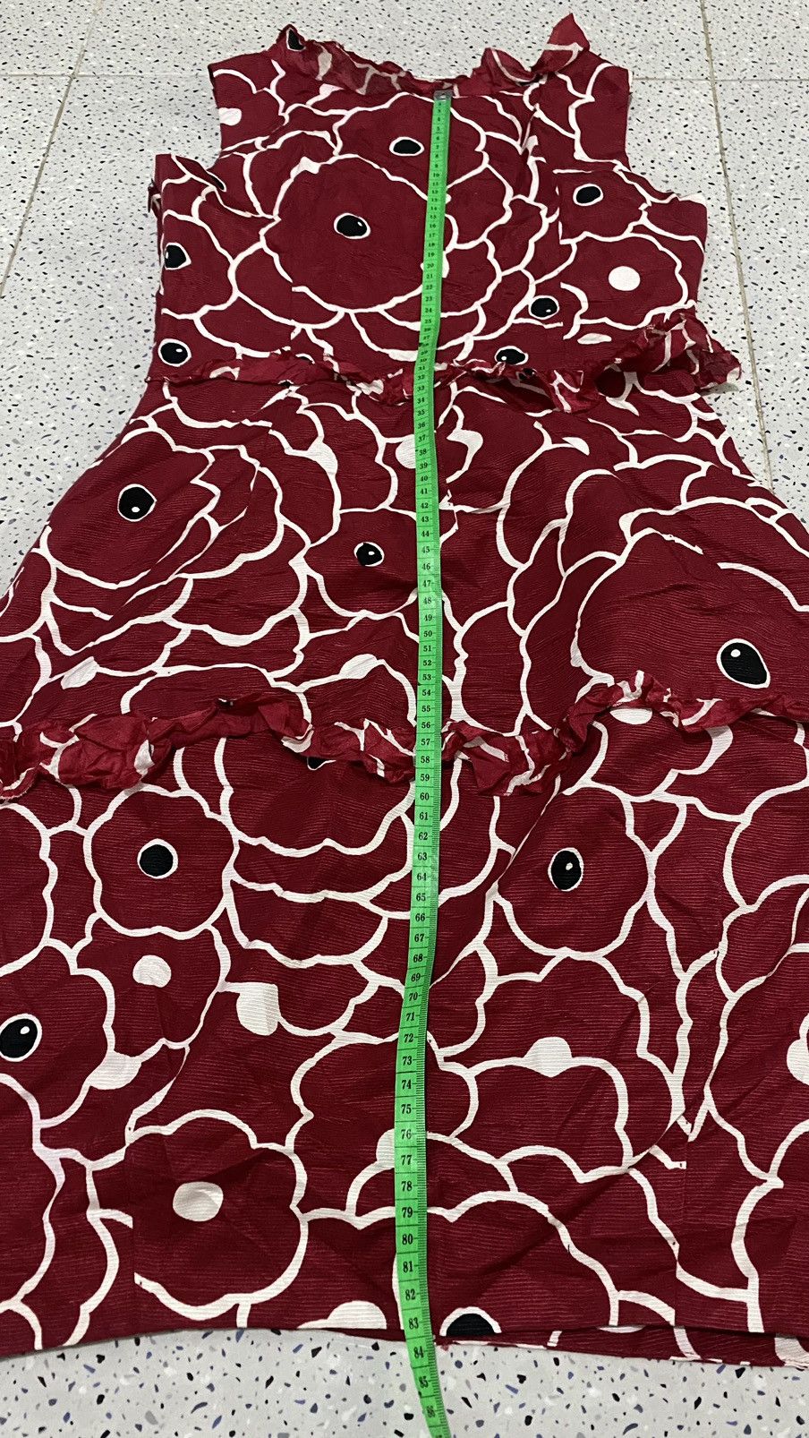 Moschino Moschino Cheap And Chic Flower Midi Dress Size S / US 4 / IT 40 - 17 Thumbnail