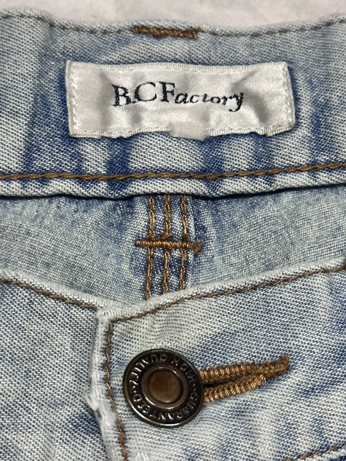 Japanese Brand BC Factory Distressed Baggy Loose Style With Faded Wash Size US 30 / EU 46 - 8 Thumbnail