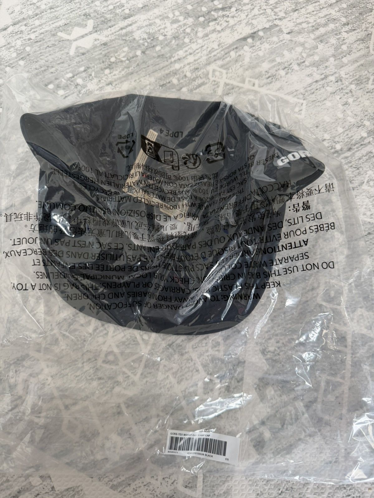 Supreme Supreme Gor-tex Camp Cap SS26 Black Size ONE SIZE - 2 Thumbnail