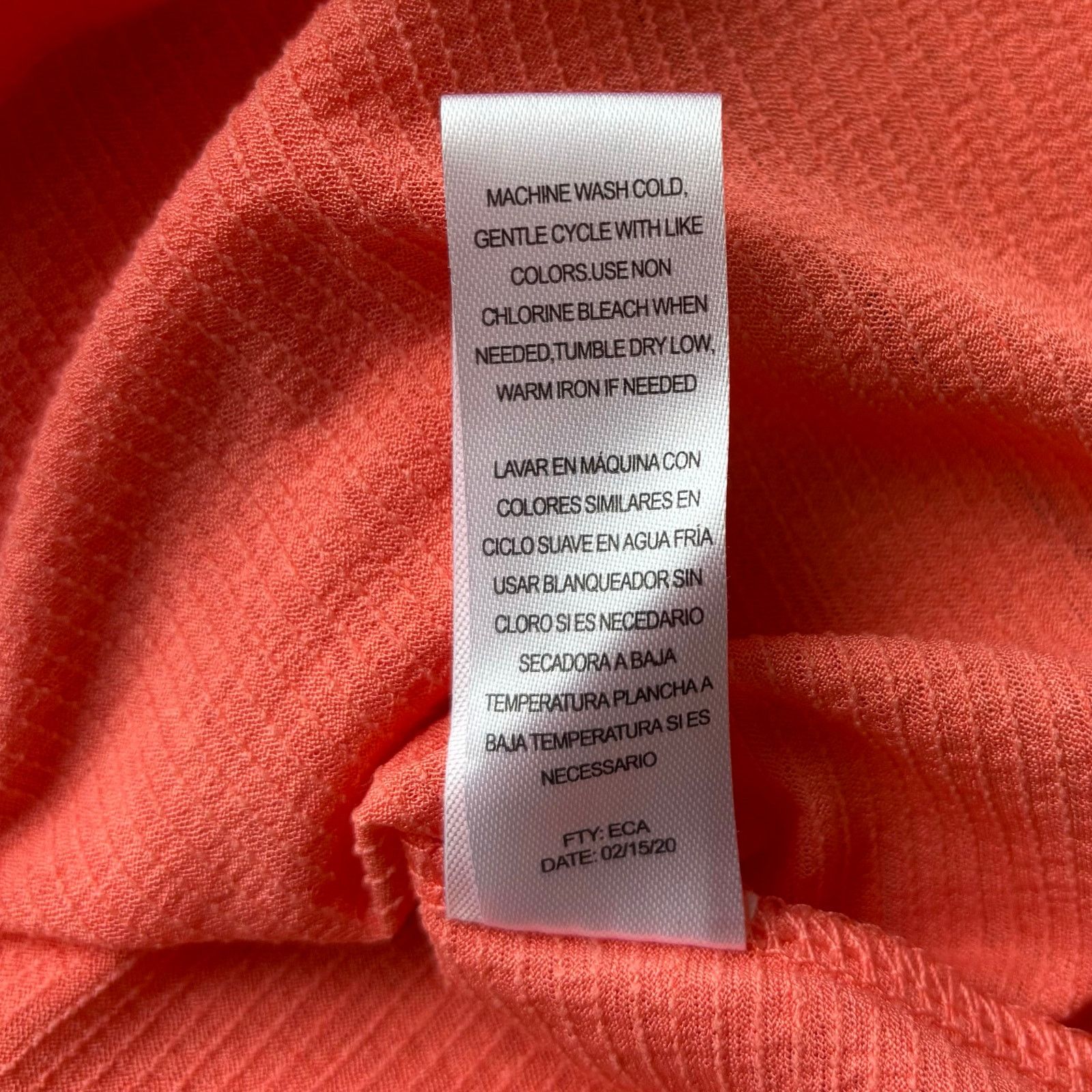 Other Inner Circle Coral Asymmetrical Blouse 1X Cutout Stretch Top Size XL / US 12-14 / IT 48-50 - 10 Thumbnail