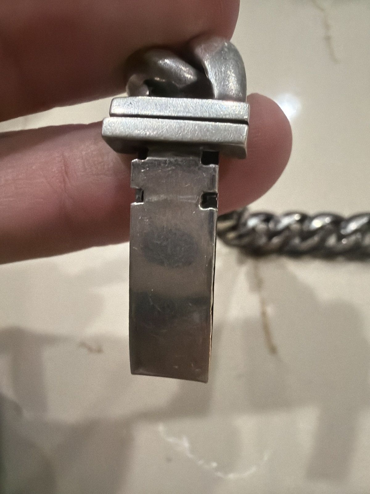Chrome Hearts Chrome Hearts Floral ID Bracelet 13 Link Sterling Silver Size ONE SIZE - 13 Thumbnail