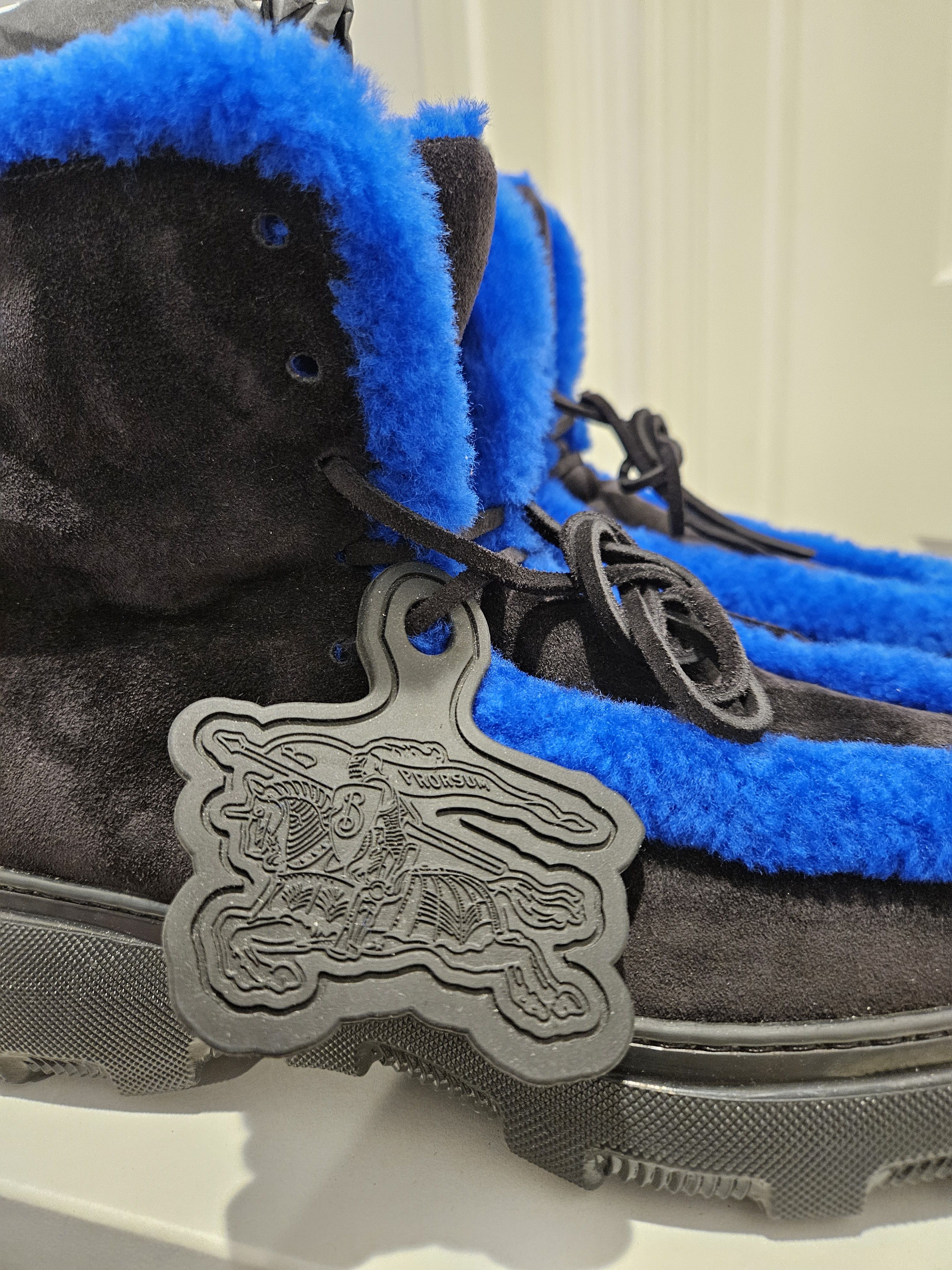 Burberry Shearling Creeper Boots Size US 10 / EU 43 - 9 Thumbnail