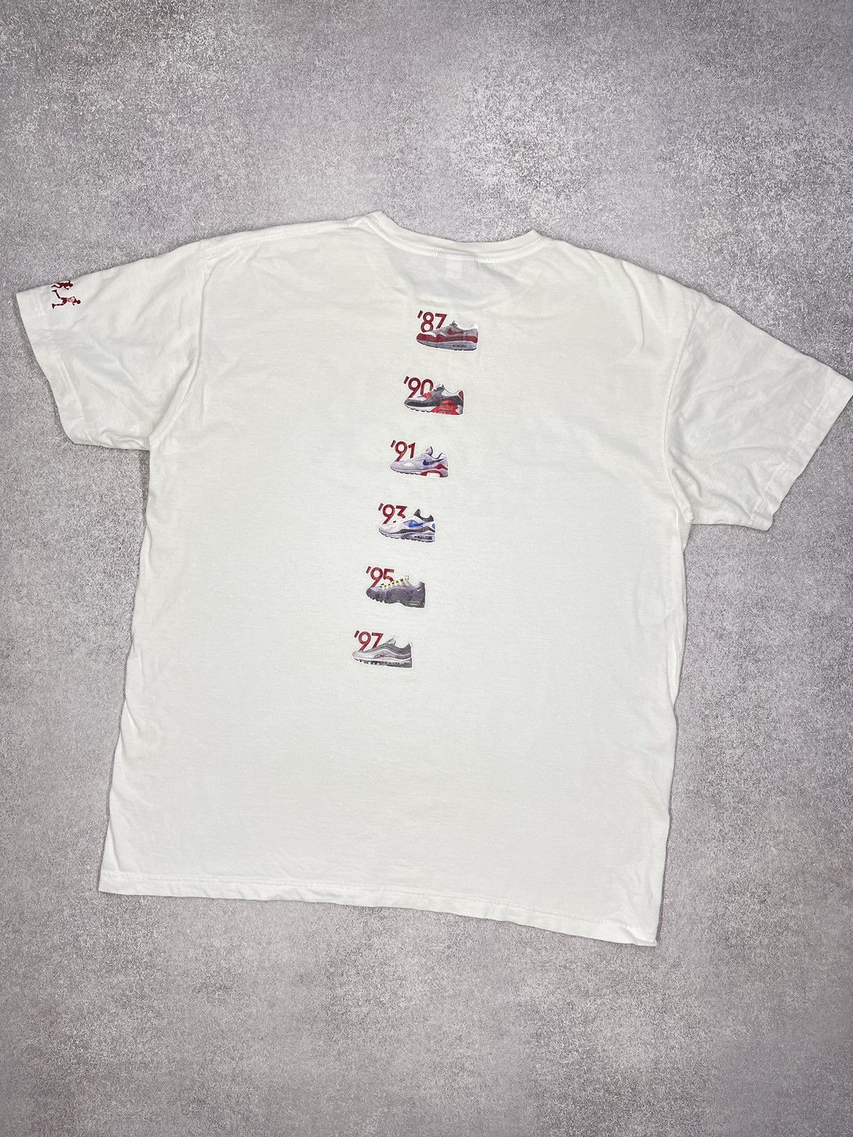 Nike Vintage Nike Air Max White T Shirt Archive Sneakers Y2K TN Size US XL / EU 56 / 4 - 1 Thumbnail