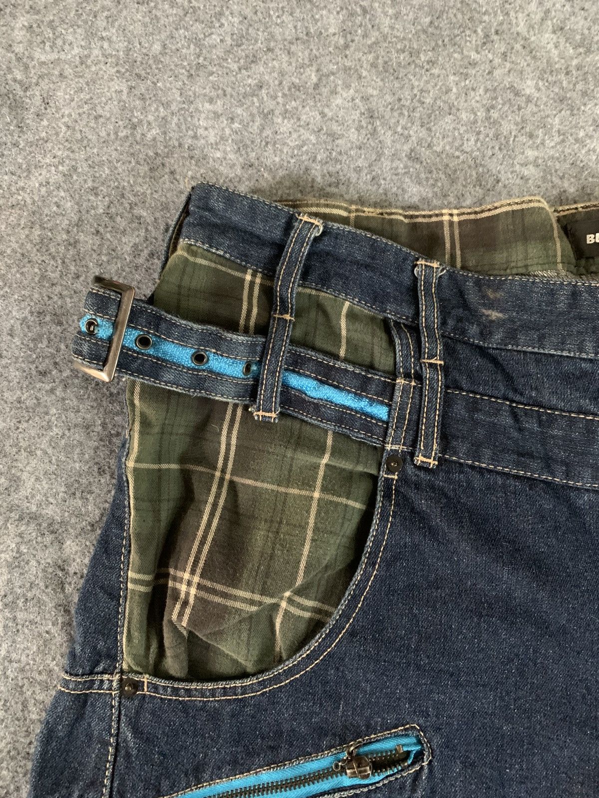 Japanese Brand Vintage Bunbuster Denim Size US 36 / EU 52 - 4 Thumbnail