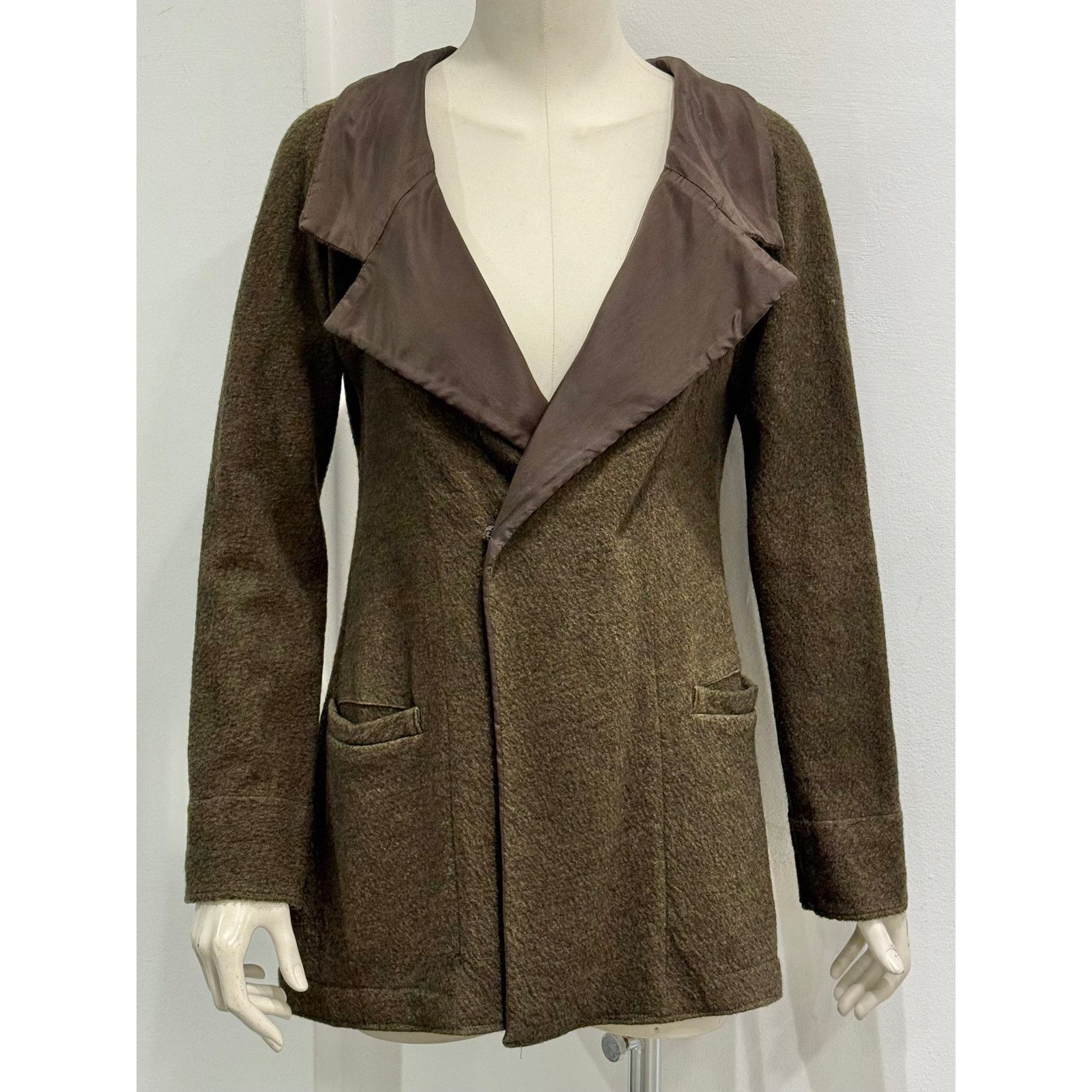 Yohji Yamamoto 2000s Y’s by Yohji Yamamoto asymmetrical jacket Size XS / US 0-2 / IT 36-38 - 2 Thumbnail