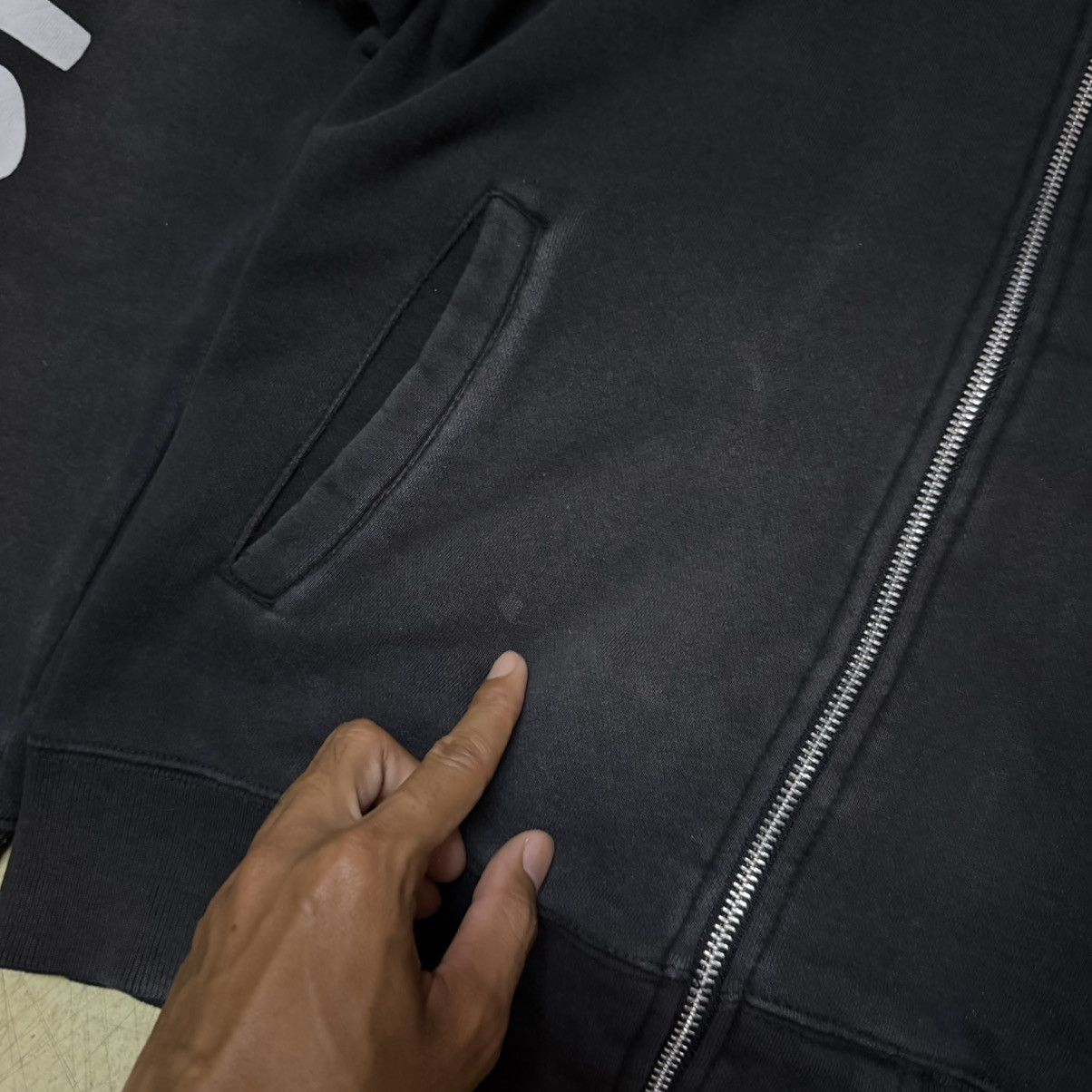 Vanson Leathers Vanson Leather Big Skull Logo Zipper Hoodie Sweater Size US M / EU 48-50 / 2 - 14 Thumbnail