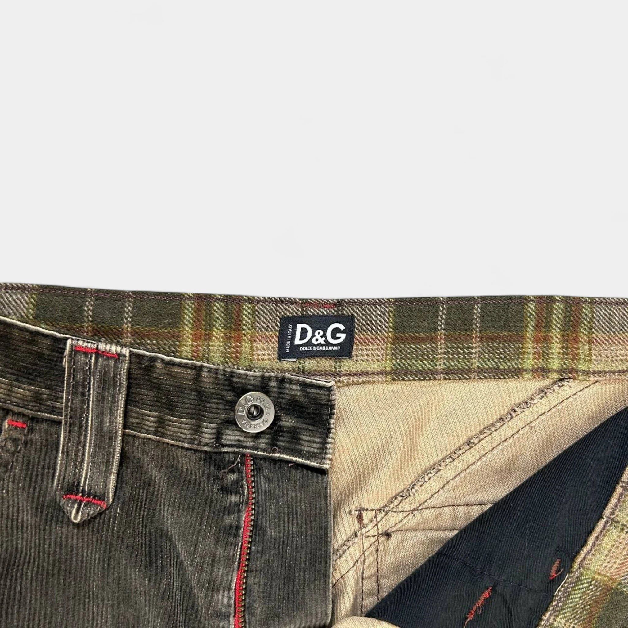 Dolce & Gabbana Dolce & Gabbana Brown Corduroy Pants Size US 29 - 4 Thumbnail
