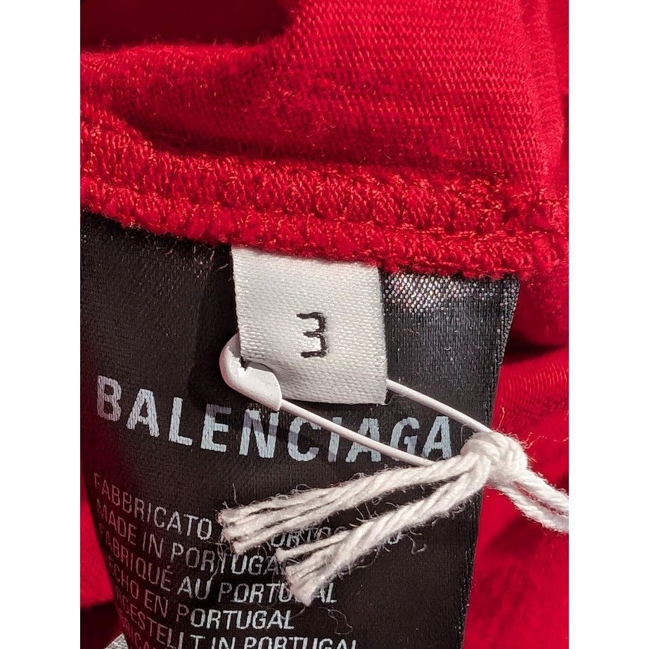 Adidas × Balenciaga o1rshd1 Oversize T-Shirt in Red Size US L / EU 52-54 / 3 - 15 Thumbnail