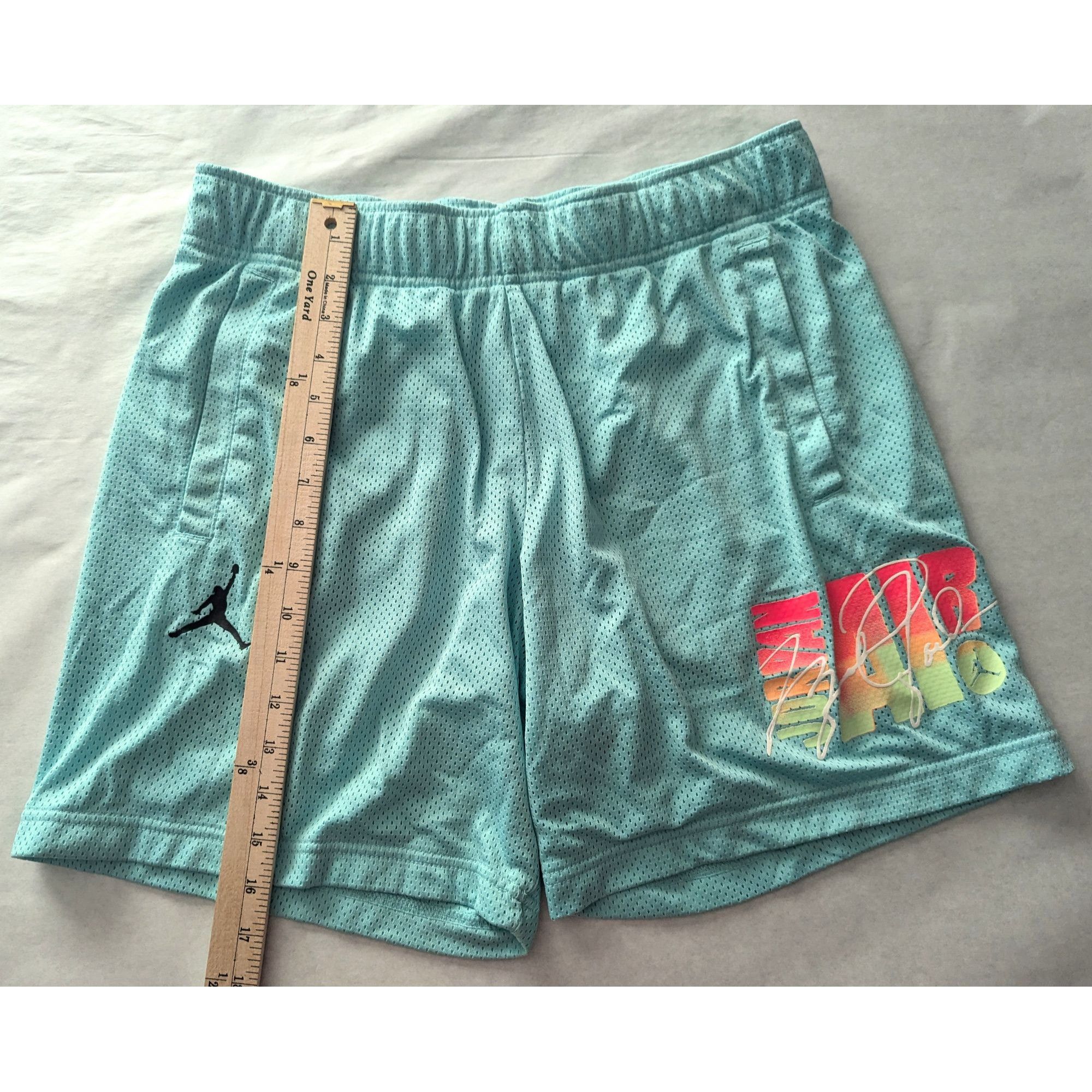 Nike Nike Jordan Men's Basketball Shorts Standard Fit Teal Size M Size US 34 / EU 50 - 9 Thumbnail