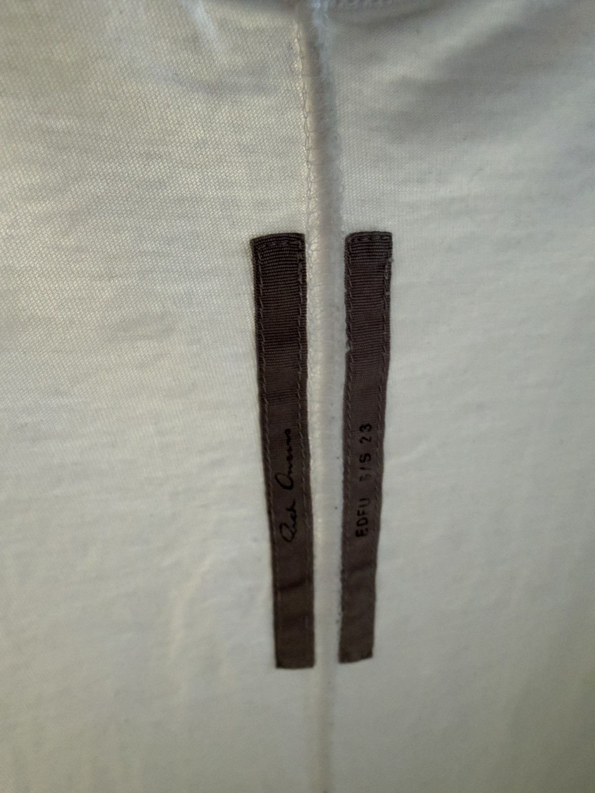 Rick Owens EDFU S/S 23 - MILK Tee Size US XXL / EU 58 / 5 - 2 Thumbnail