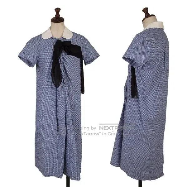 Comme des Garcons Comme Des Garcons Blue Vintage Plaid Dress Size S / US 4 / IT 40 - 1 Thumbnail