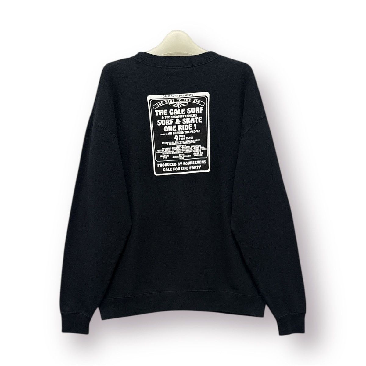 Japanese Brand 🔥 Gale Japan Surf & Skate Roundneck Sweatshirt - M Size US M / EU 48-50 / 2 - 1 Thumbnail