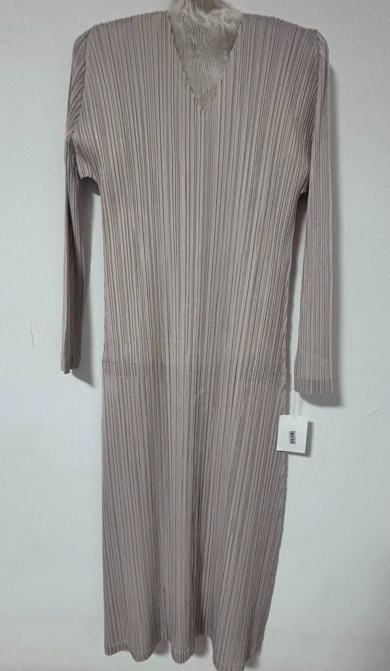 Issey Miyake Issey Miyake Beige dress Size L / US 10 / IT 46 - 3 Thumbnail