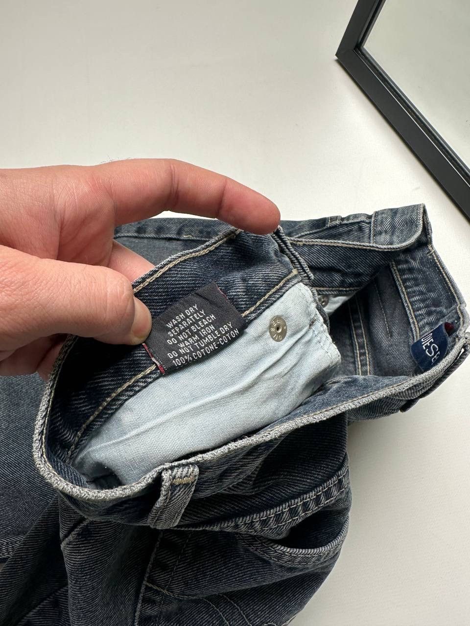 Diesel Diesel Gray Vintage Wide Baggy Jeans Size 33 Size US 33 - 7 Thumbnail