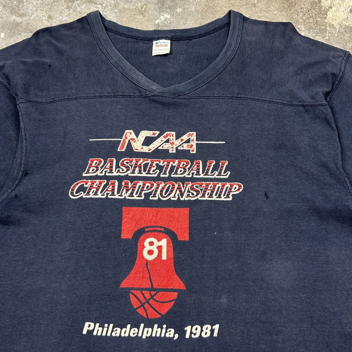 Champion × Vintage 1980s Champion - NCAA Basketball Championship Size US M / EU 48-50 / 2 - 5 Thumbnail
