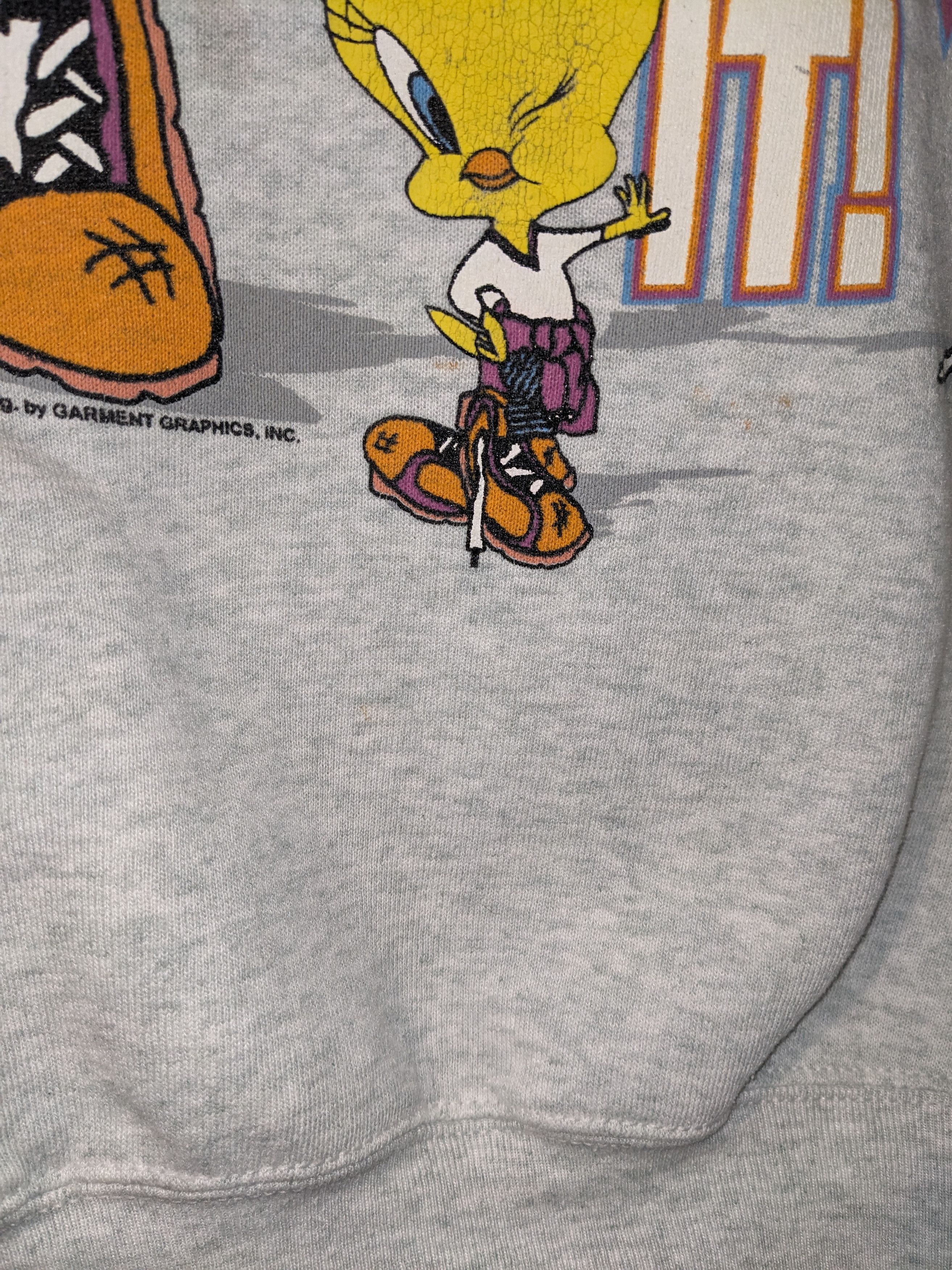 Cartoon Network × Vintage Vintage 1996 Looney Tunes Get Over It YOUTH Large Sweatshirt Size US L / EU 52-54 / 3 - 10 Thumbnail