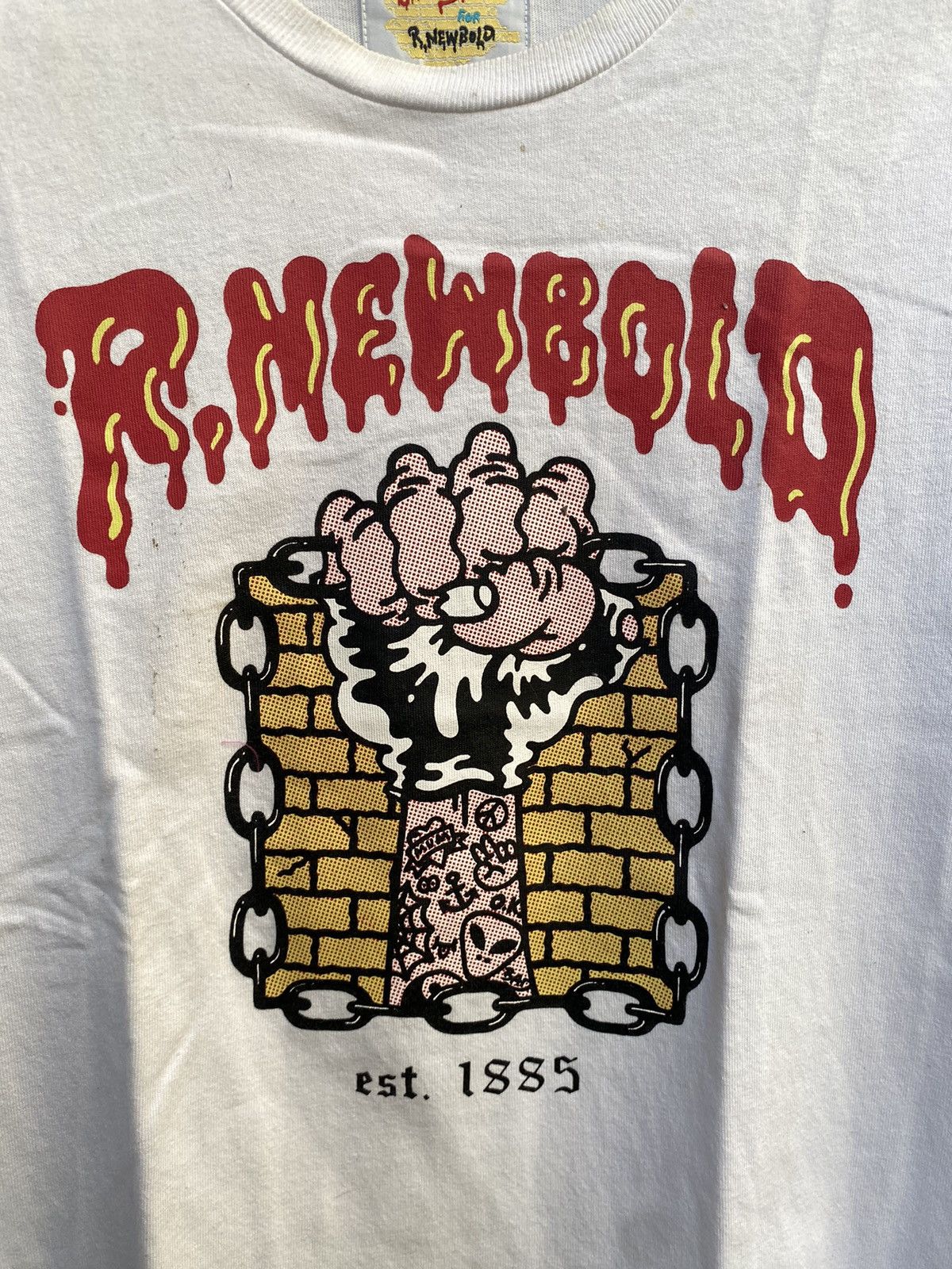 Japanese Brand Vintage R. Newbold X Jiro Bevis Tee Size US M / EU 48-50 / 2 - 4 Thumbnail