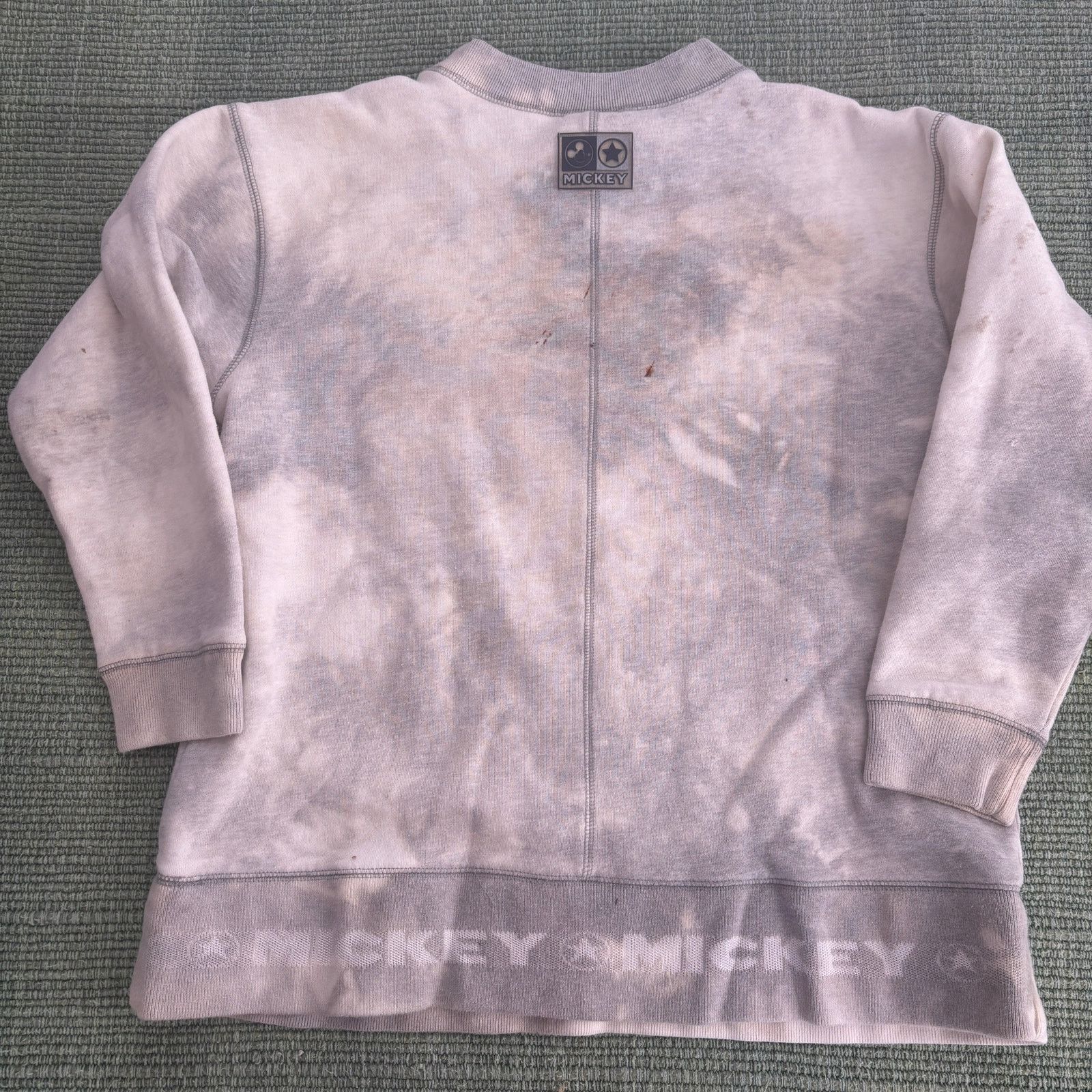 Disney × Vintage Vintage embroidered thrashed mickey mouse grunge sweatshirt Size US M / EU 48-50 / 2 - 8 Thumbnail
