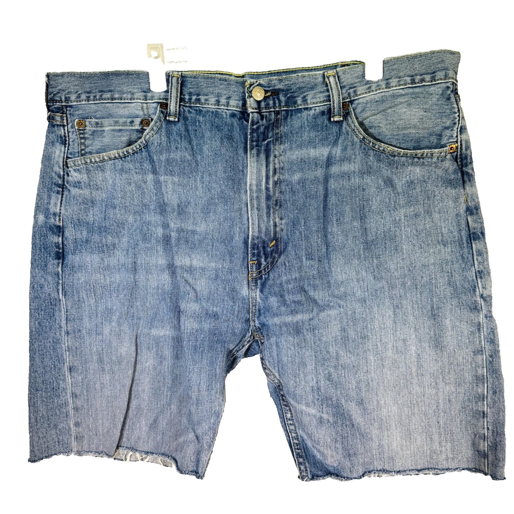 Denime Levi Strauss & Co. 505 Mens Denim Cutoff Shorts Frayed Hem W40 L32 Blue Jeans Cotton Bermuda Casual Vintage: No Size US 40 / EU 56 - 5 Thumbnail