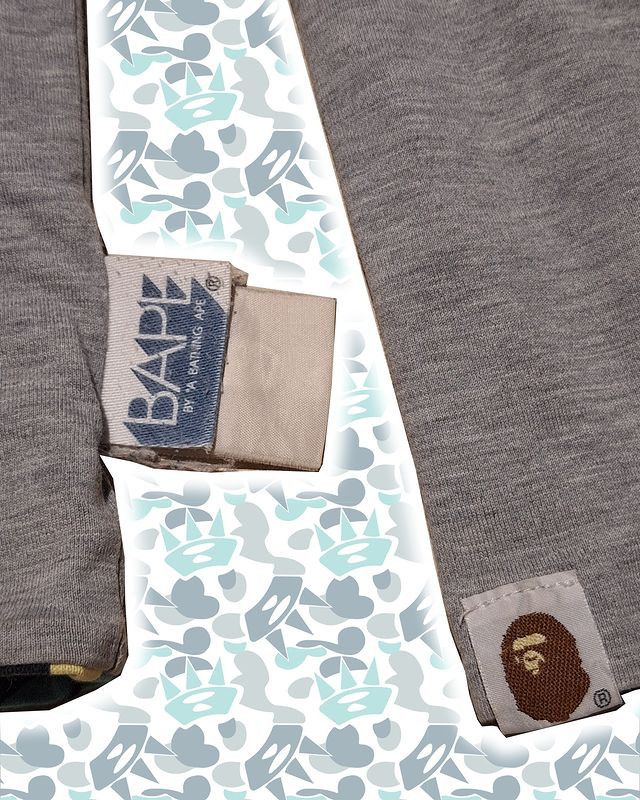 Bape × Nigo × Vintage 2005-07 BAPE Reversible multi camo clouds long sleeve nigo Size US L / EU 52-54 / 3 - 6 Thumbnail