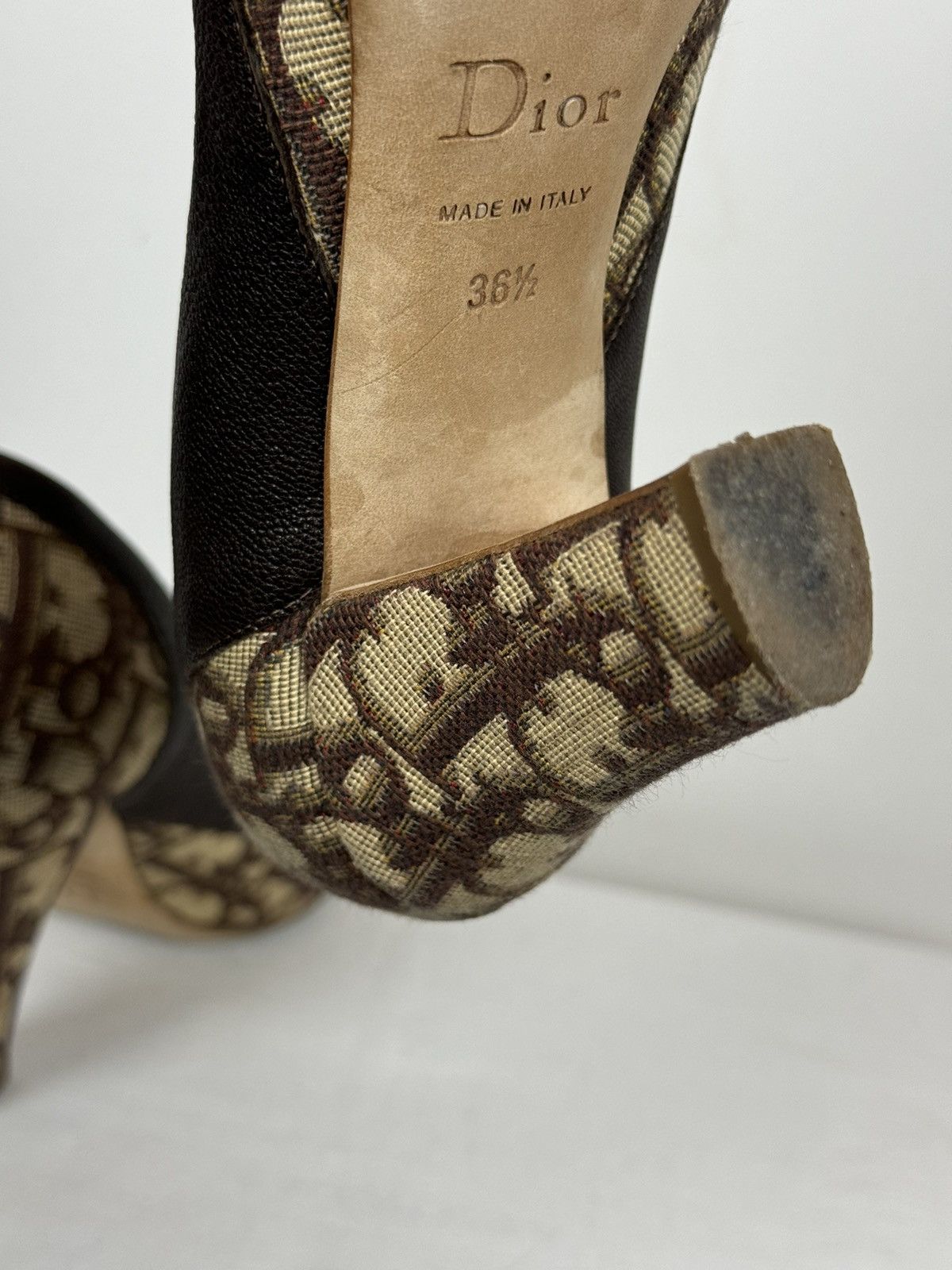 Dior Christian Dior monogram y2k heel boots original luxury item Size US 5.5 / IT 35.5 - 5 Thumbnail