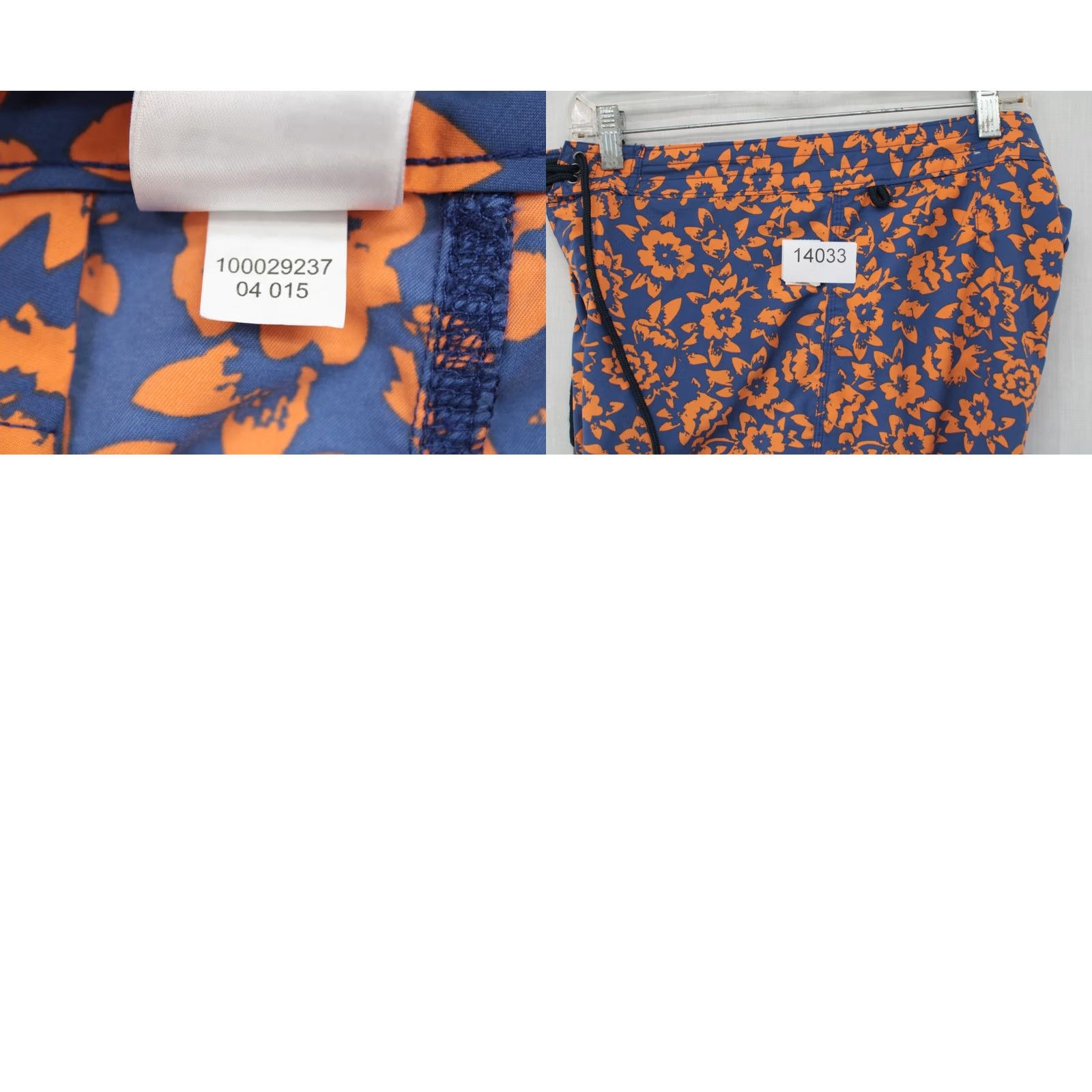 Brooks Brothers Brooks Brothers Red Fleece Board Shorts Mens 34 Blue Orange Floral Swim Trunks Size US 34 / EU 50 - 9 Thumbnail