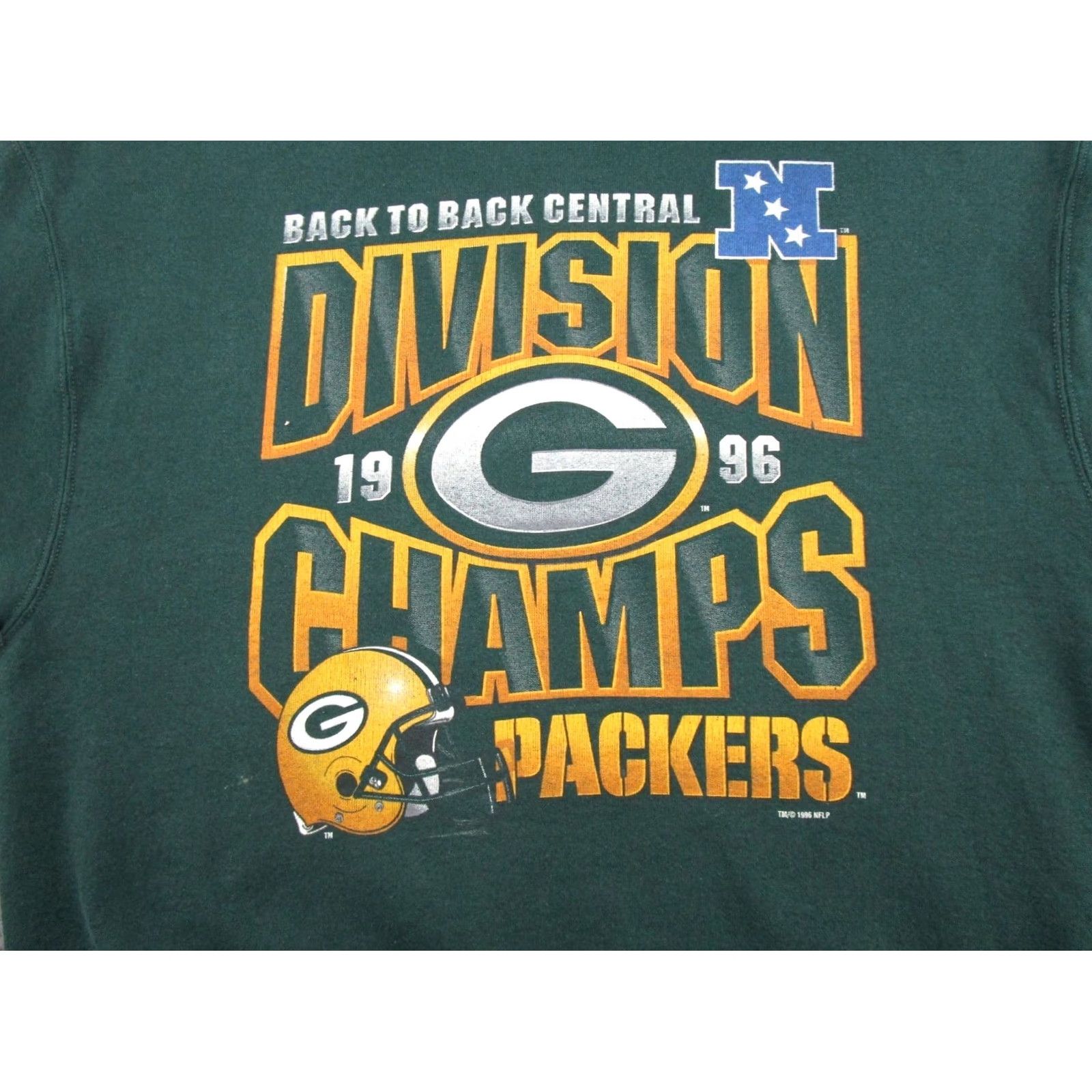 Pro Player VINTAGE Green Bay Packers Sweatshirt XL Crew Neck Pro Player 1996 90s Sports Football Graphic Print Mens Size US XL / EU 56 / 4 - 2 Thumbnail