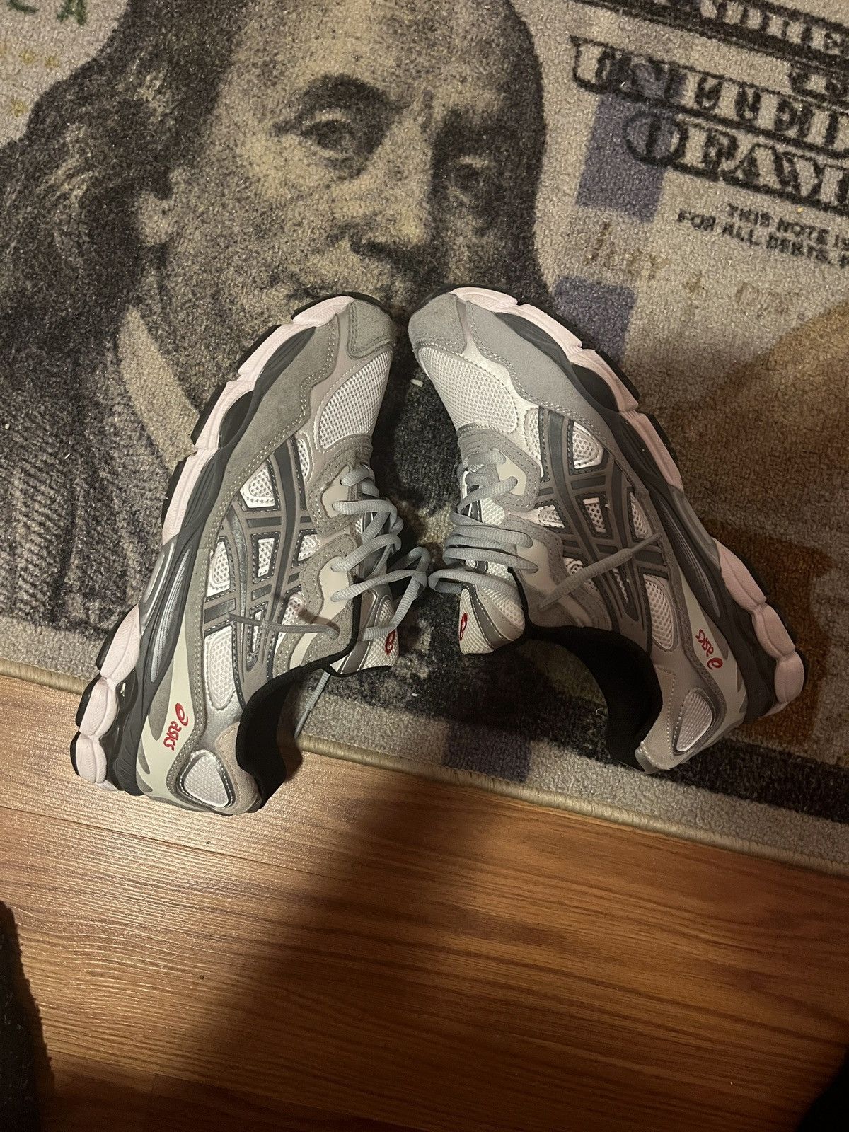 Asics GEL NYC 'WHITE STEEL GREY' Size US 12.5 / EU 45-46 - 1 Thumbnail