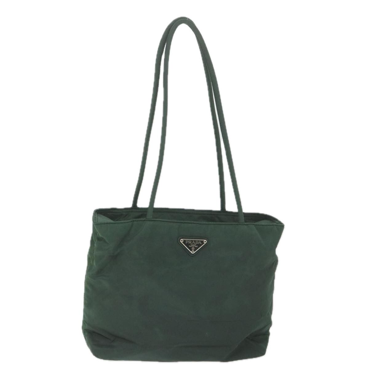 image of Prada Cabas Shoulder Bag in Green, Women's