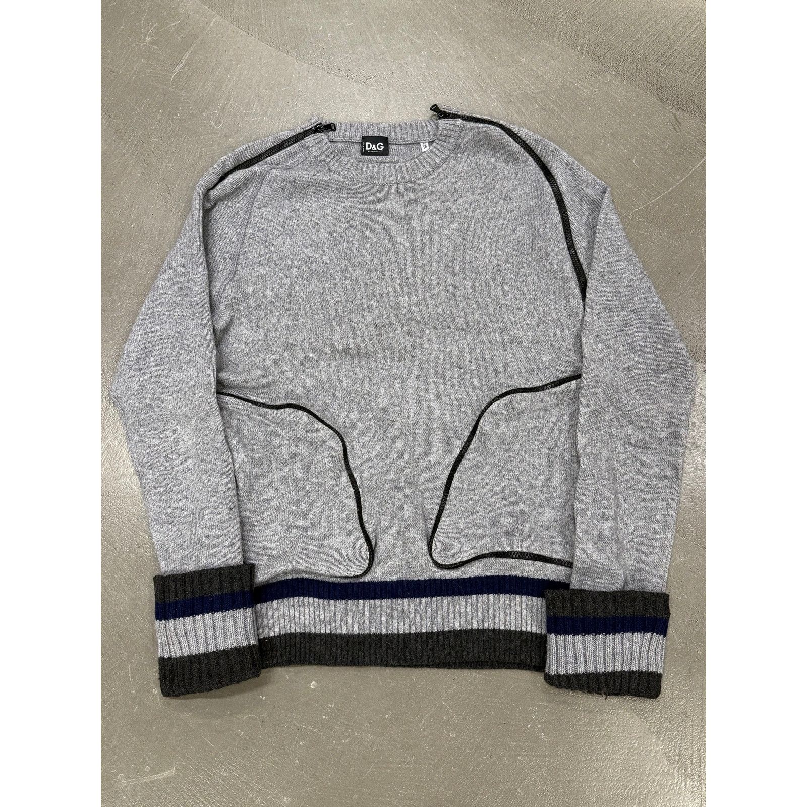 Dolce & Gabbana 2003 Dolce & Gabbana zipped sweatshirt Size US M / EU 48-50 / 2 - 1 Thumbnail