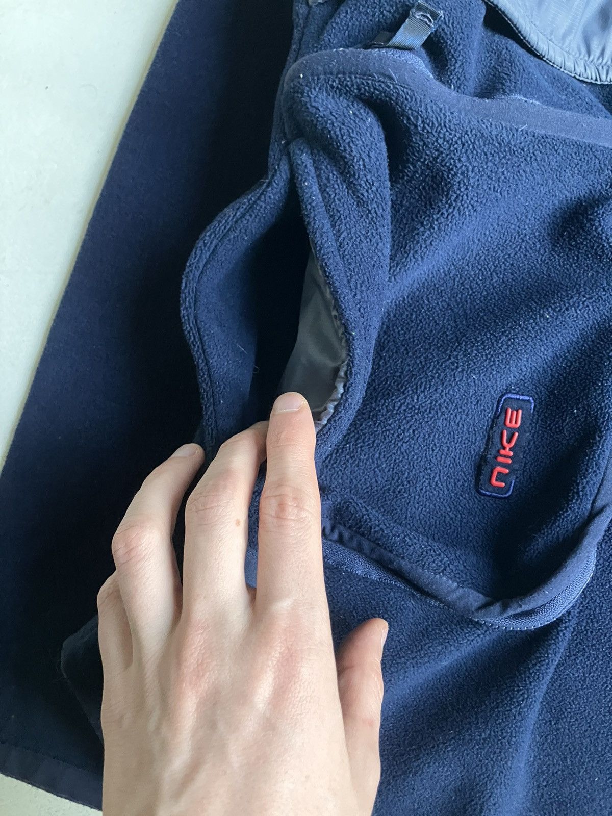 Nike Vintage 2000s Nike 3D Pocket Utility MP3 Zip Fleece Jacket Size US XL / EU 56 / 4 - 8 Thumbnail